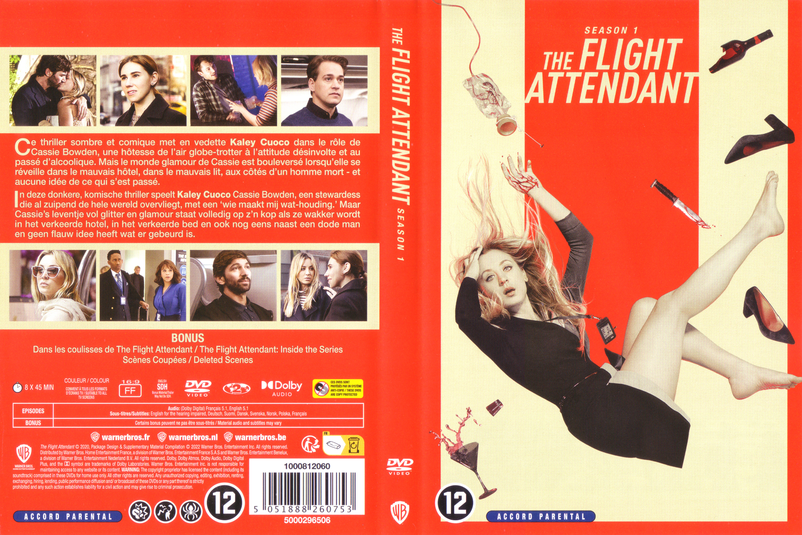 Jaquette DVD The flight attendant Saison 1