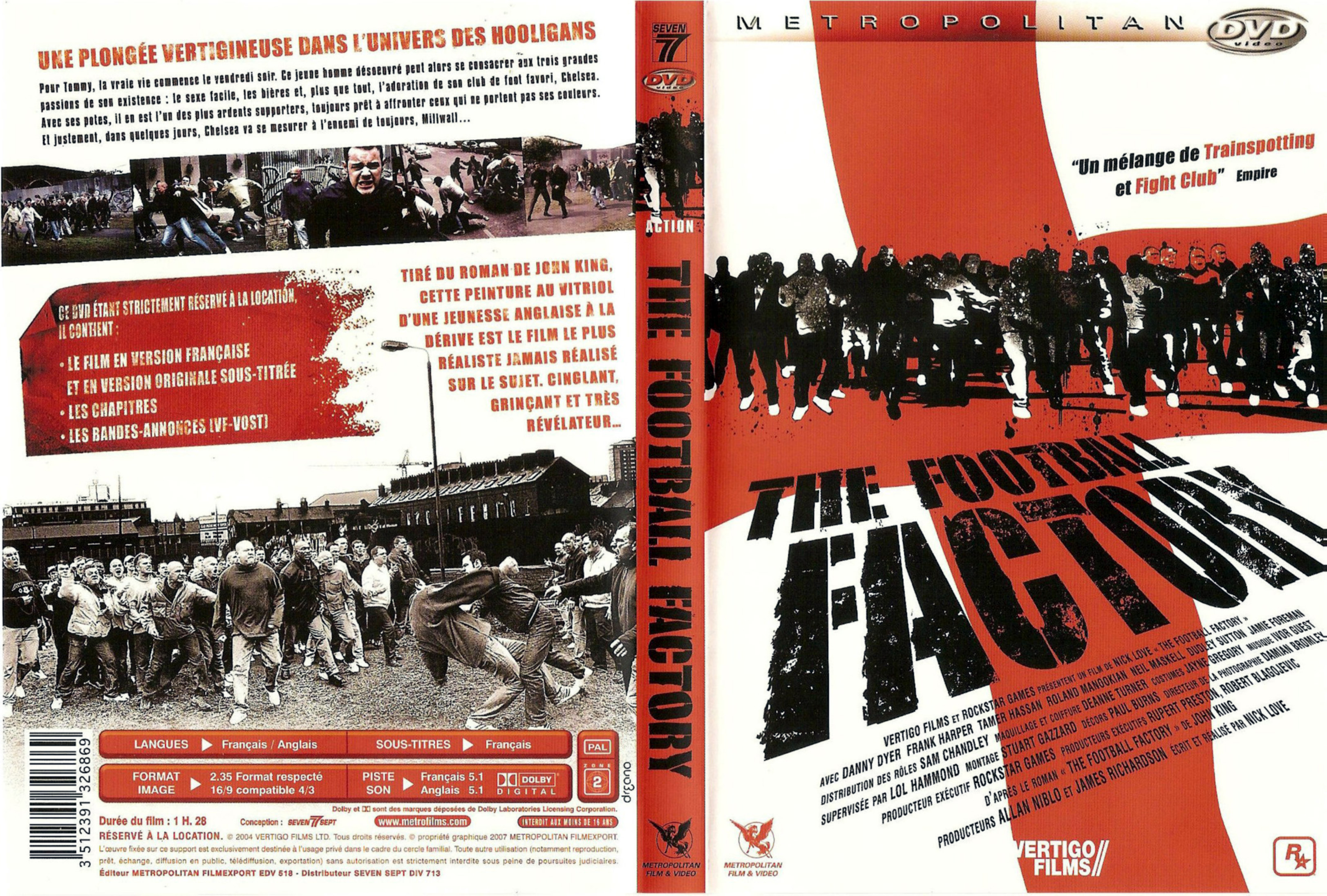 Jaquette DVD The football factory
