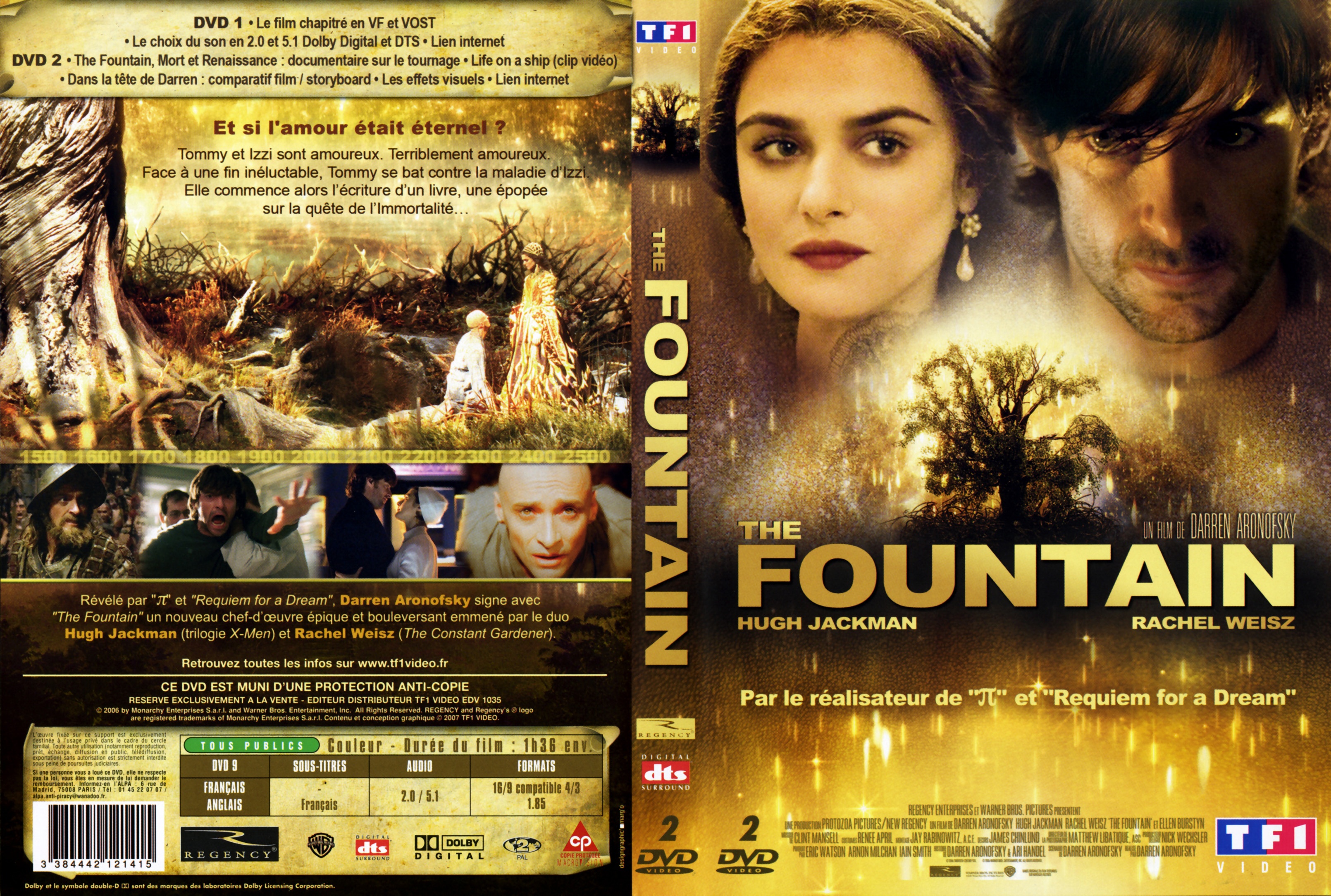 Jaquette DVD The fountain v2