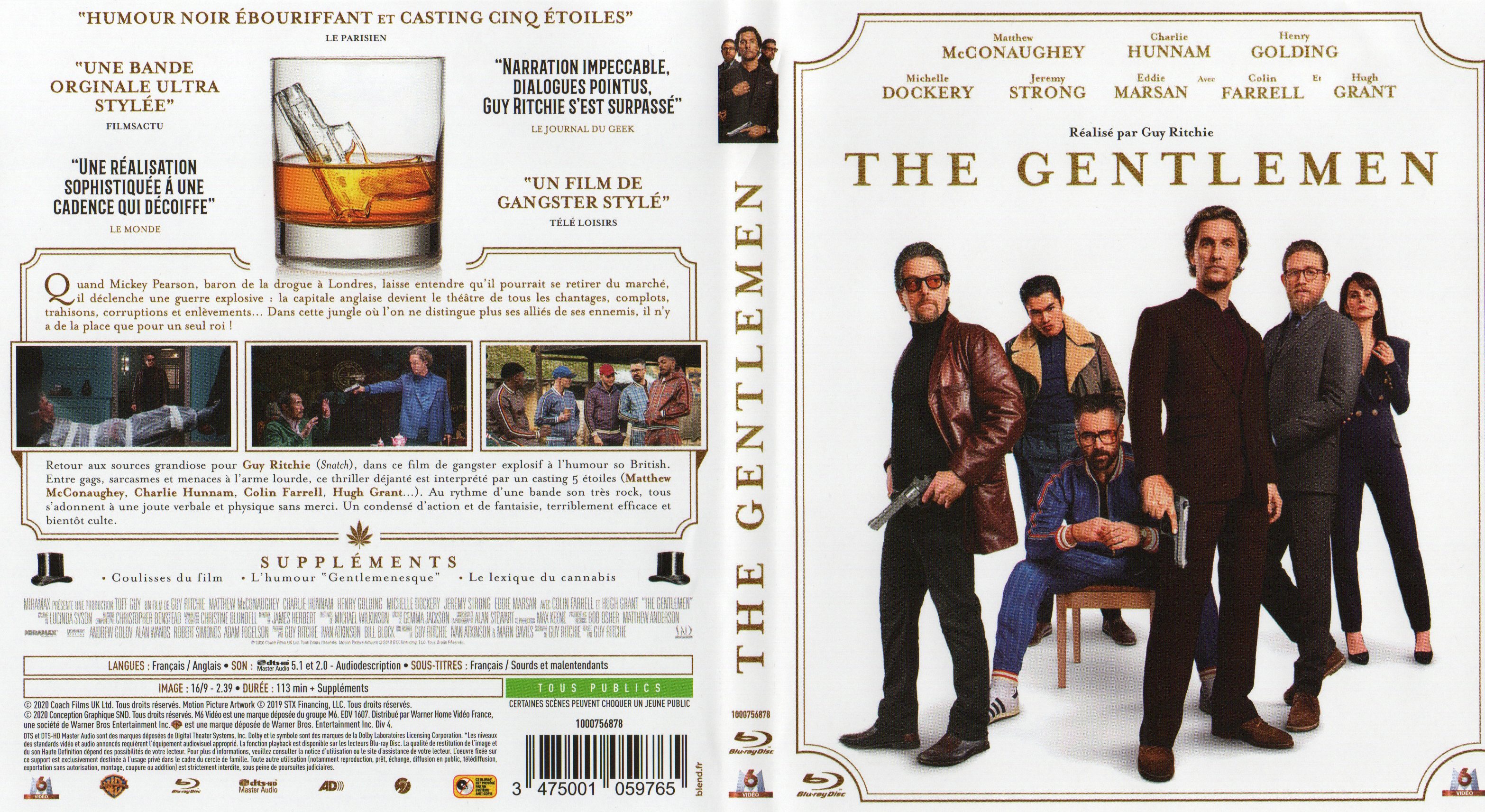 Jaquette DVD The gentlemen (BLU-RAY)