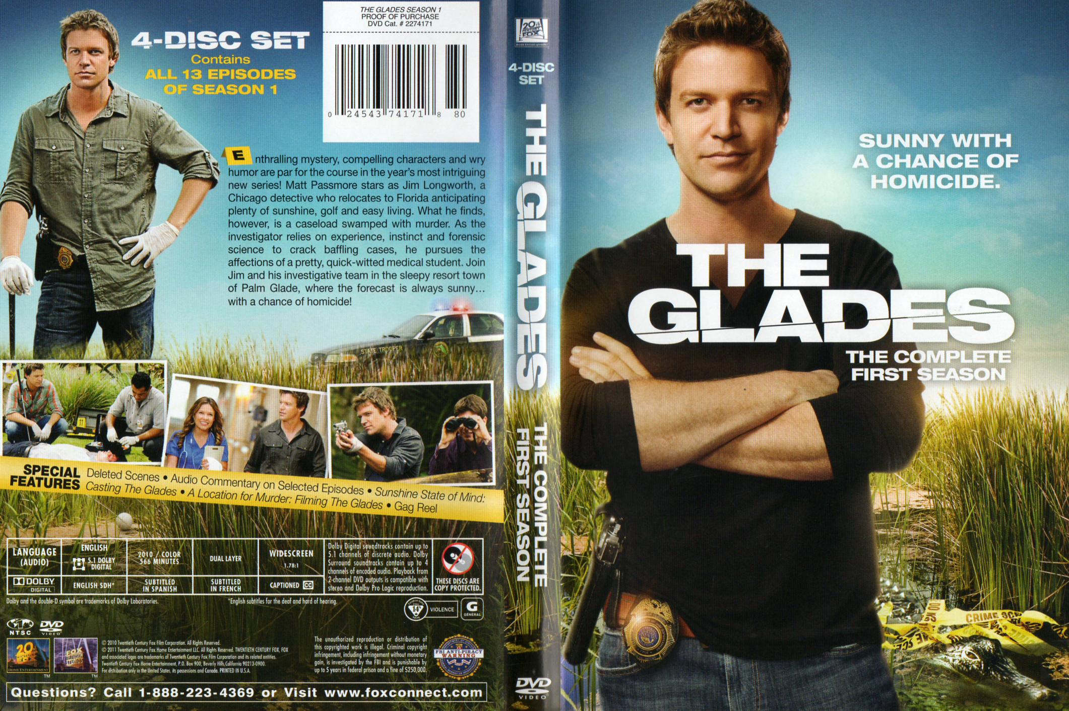 Jaquette DVD The glades Saison 1 Zone 1