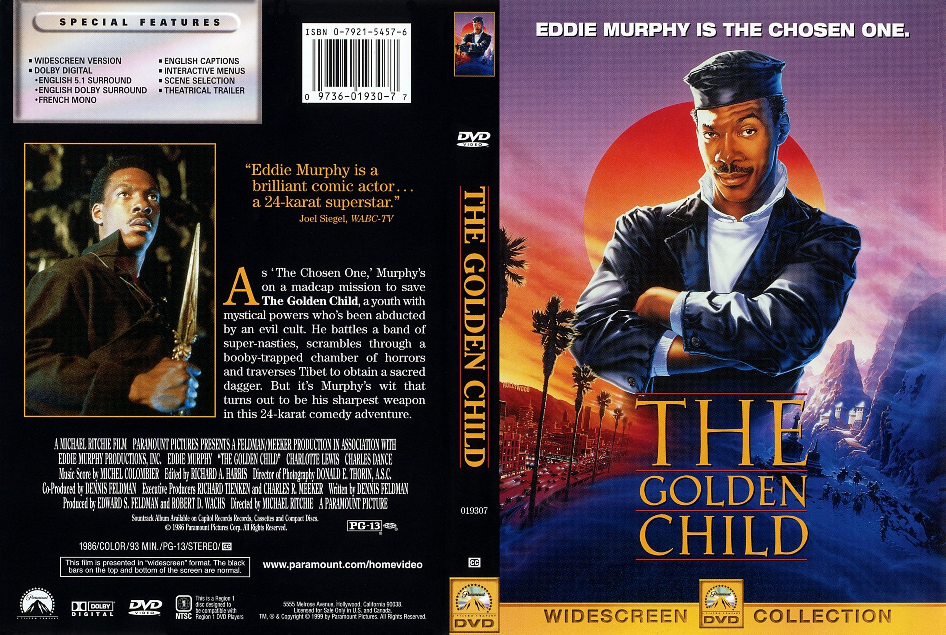 Jaquette DVD The golden child (Canadienne)