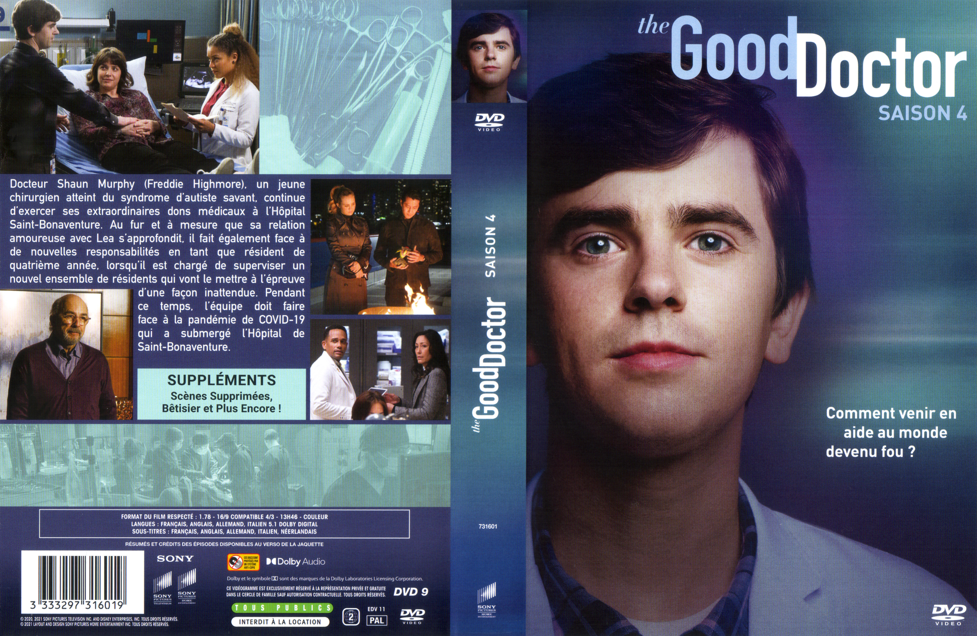 Jaquette DVD The good Doctor Saison 4