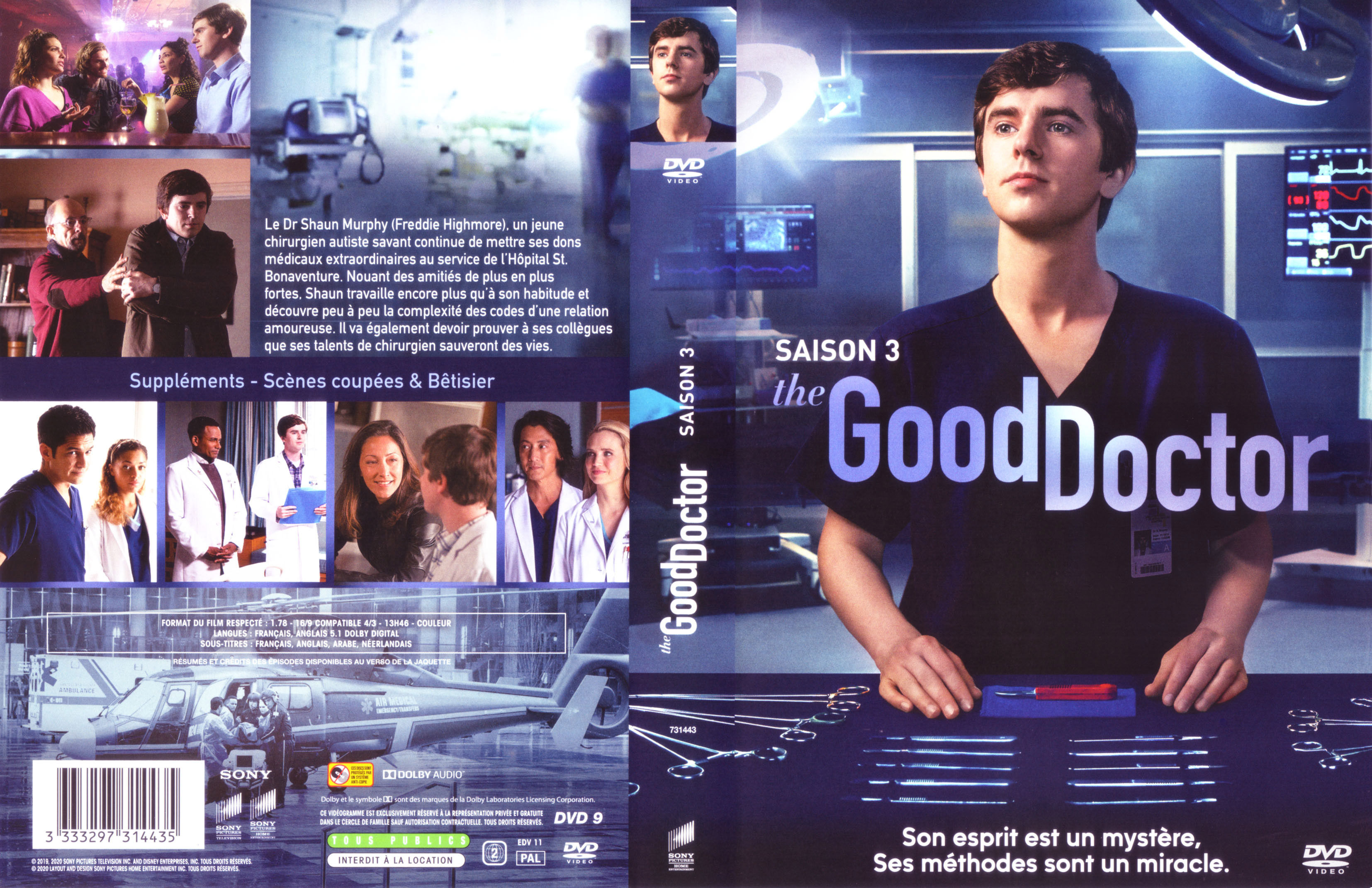 Jaquette DVD The good doctor Saison 3