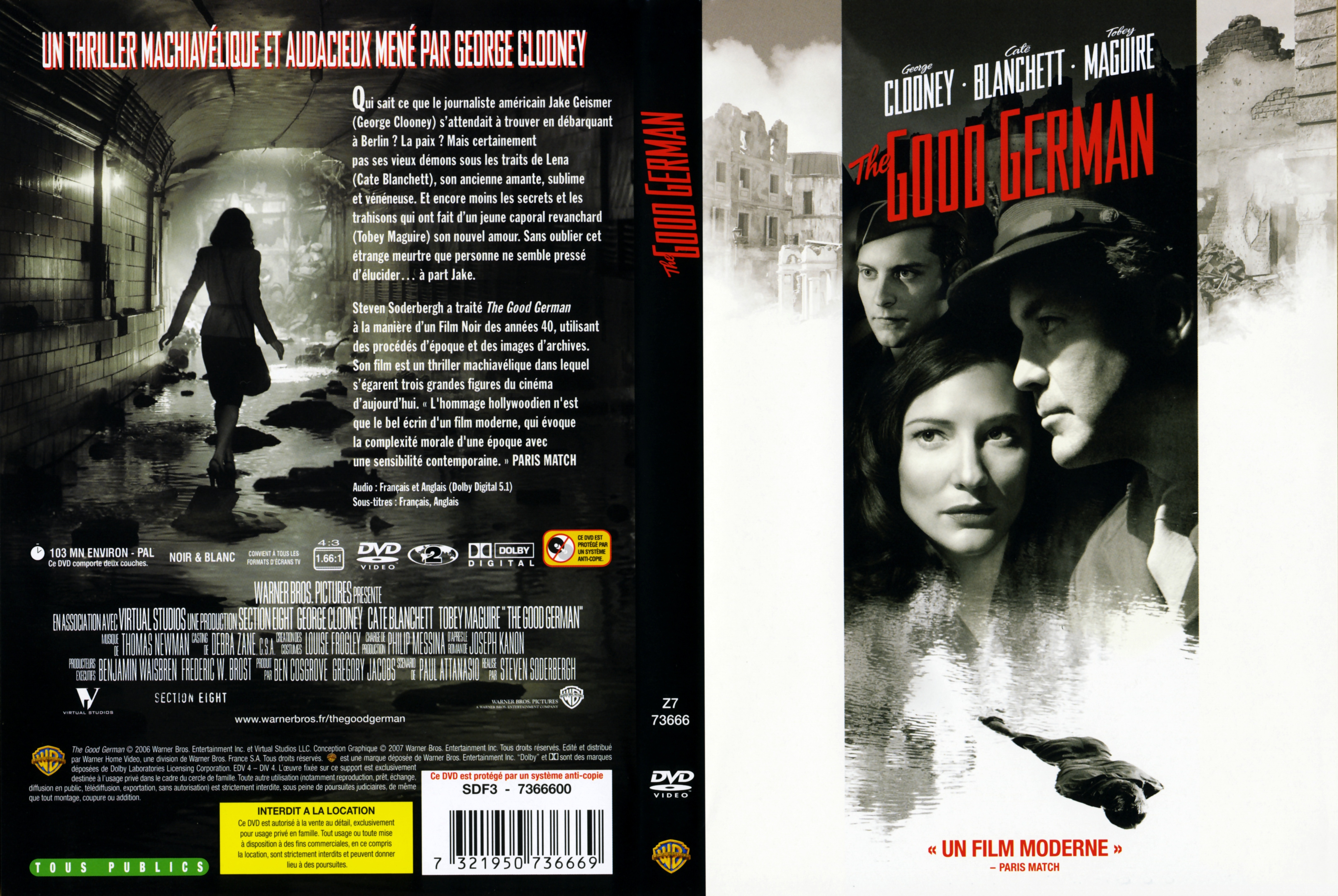 Jaquette DVD The good german