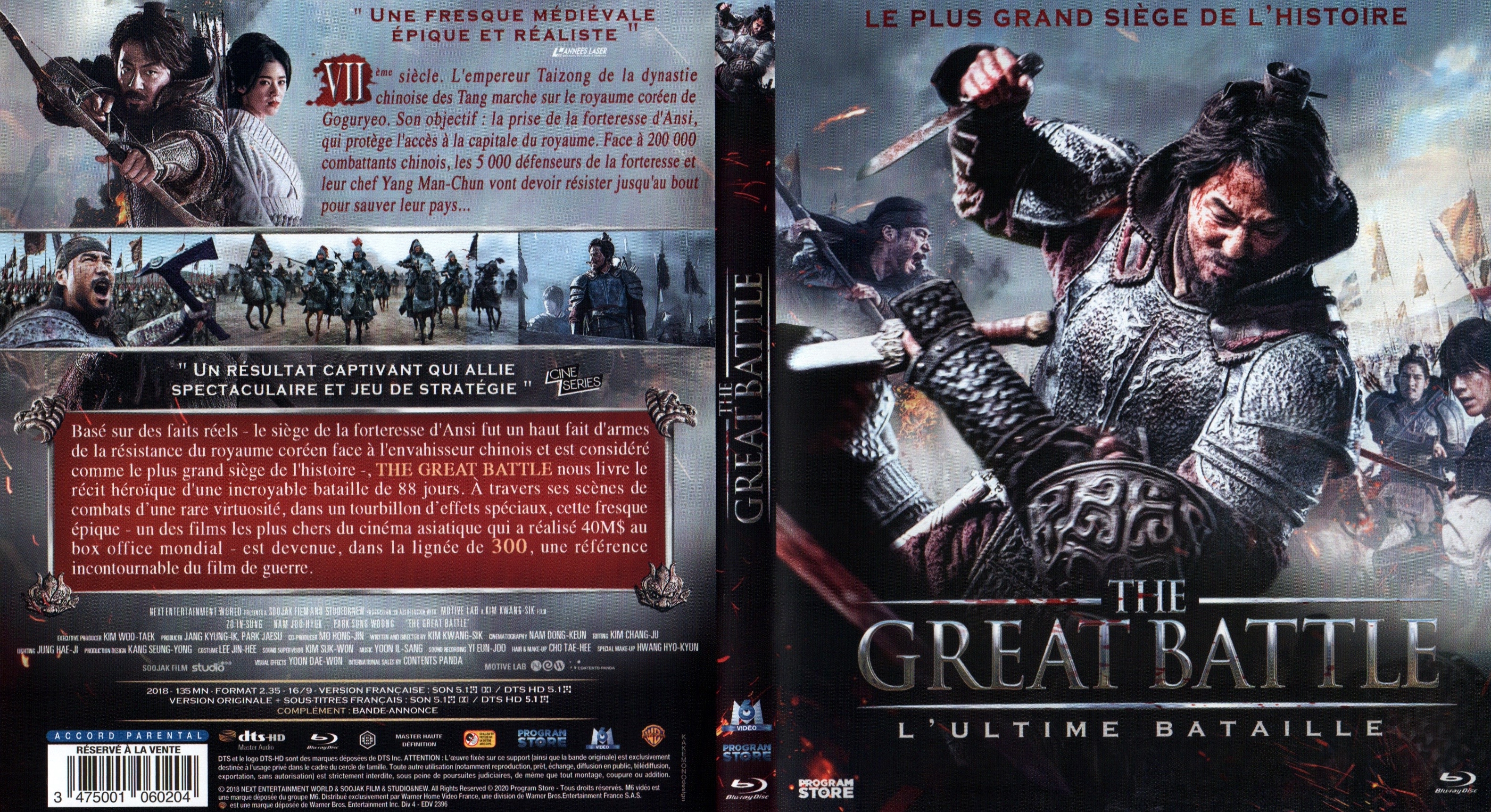 Jaquette DVD The great battle (BLU-RAY)