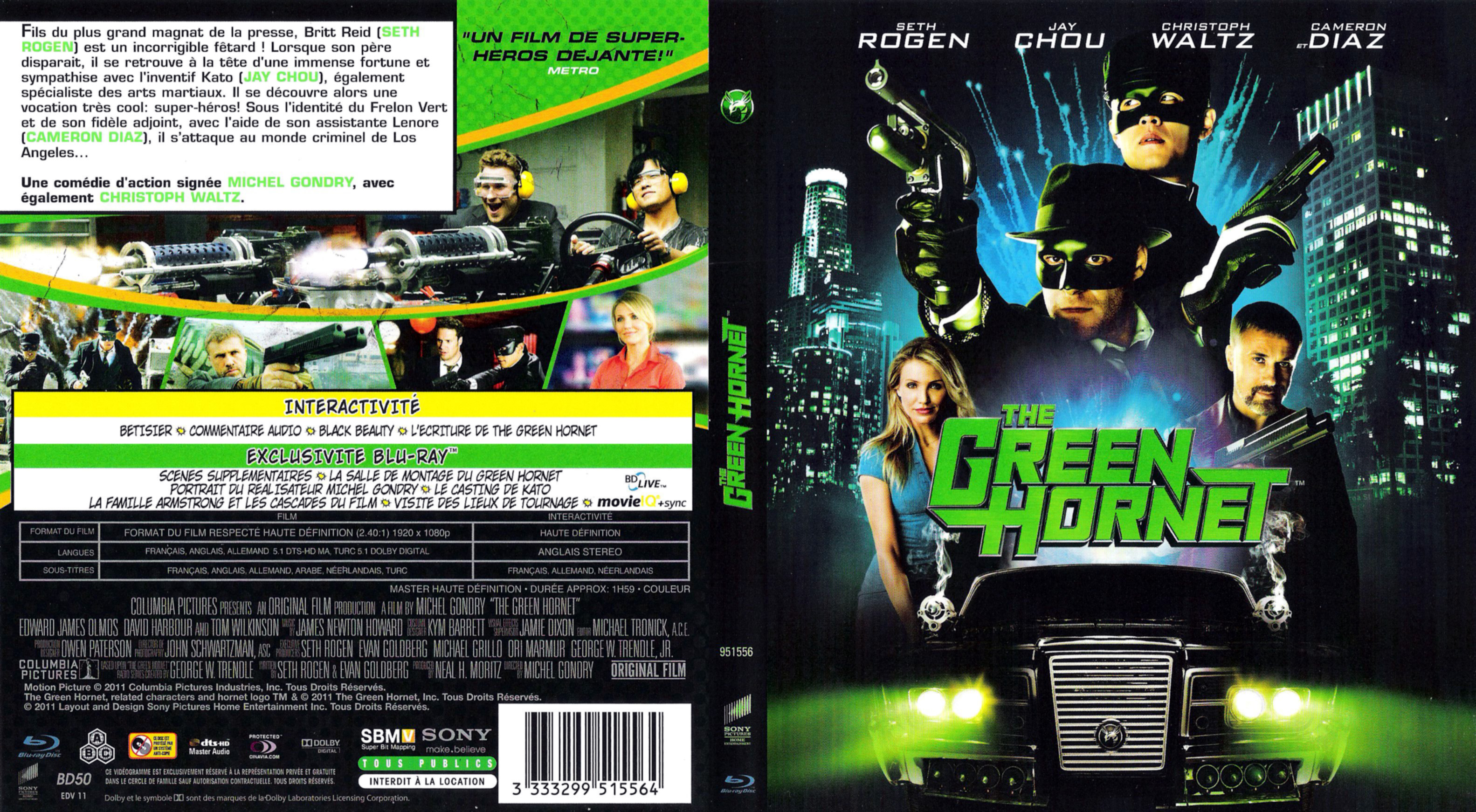 Jaquette DVD The green hornet (BLU-RAY)