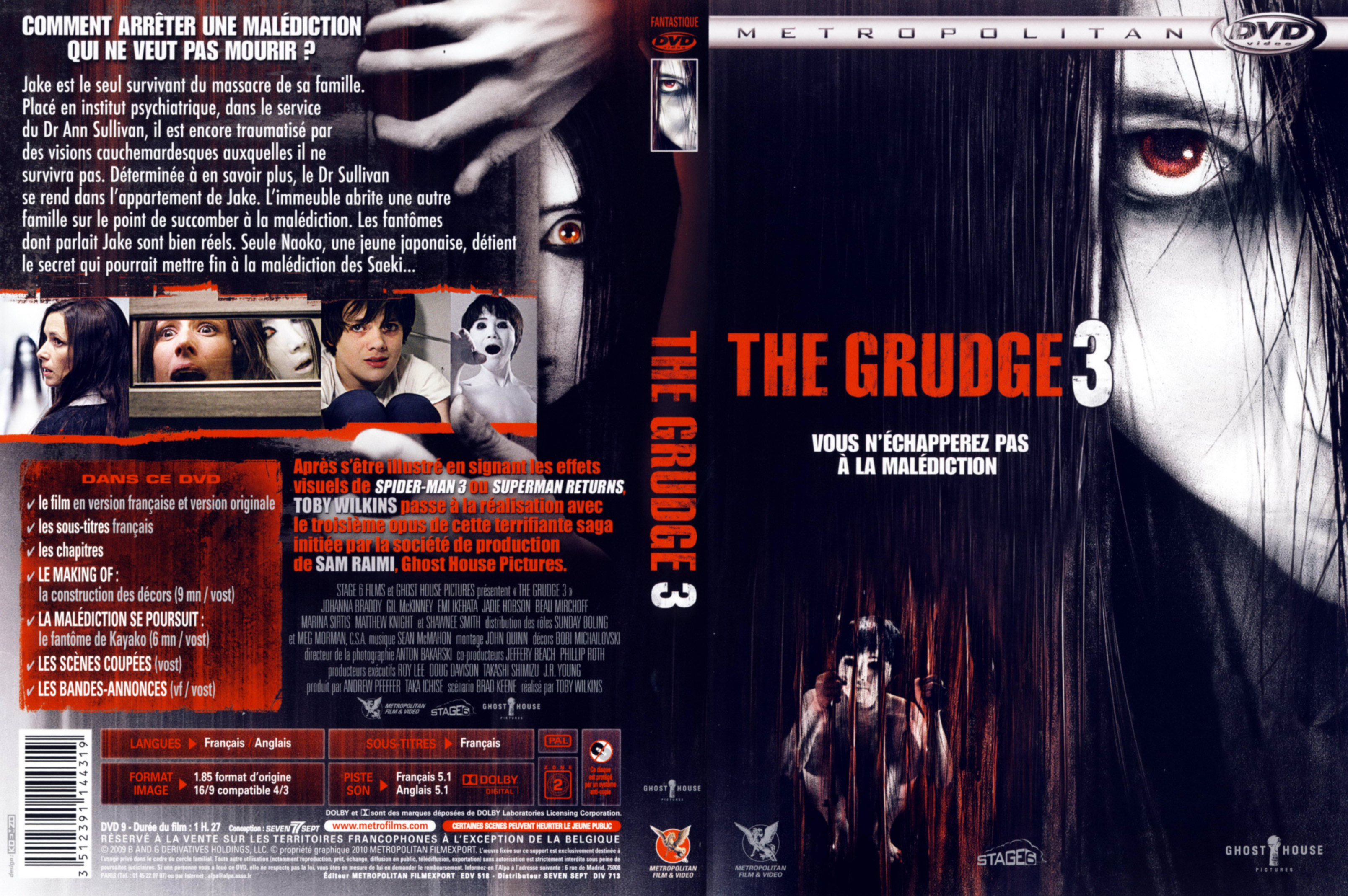 Jaquette DVD The grudge 3