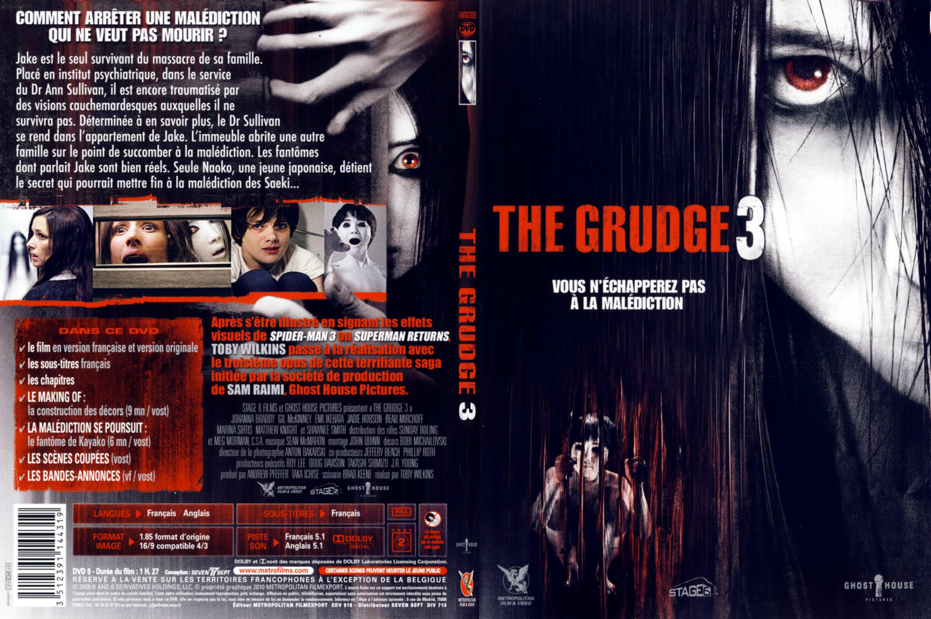 Jaquette DVD The grudge 3 - SLIM