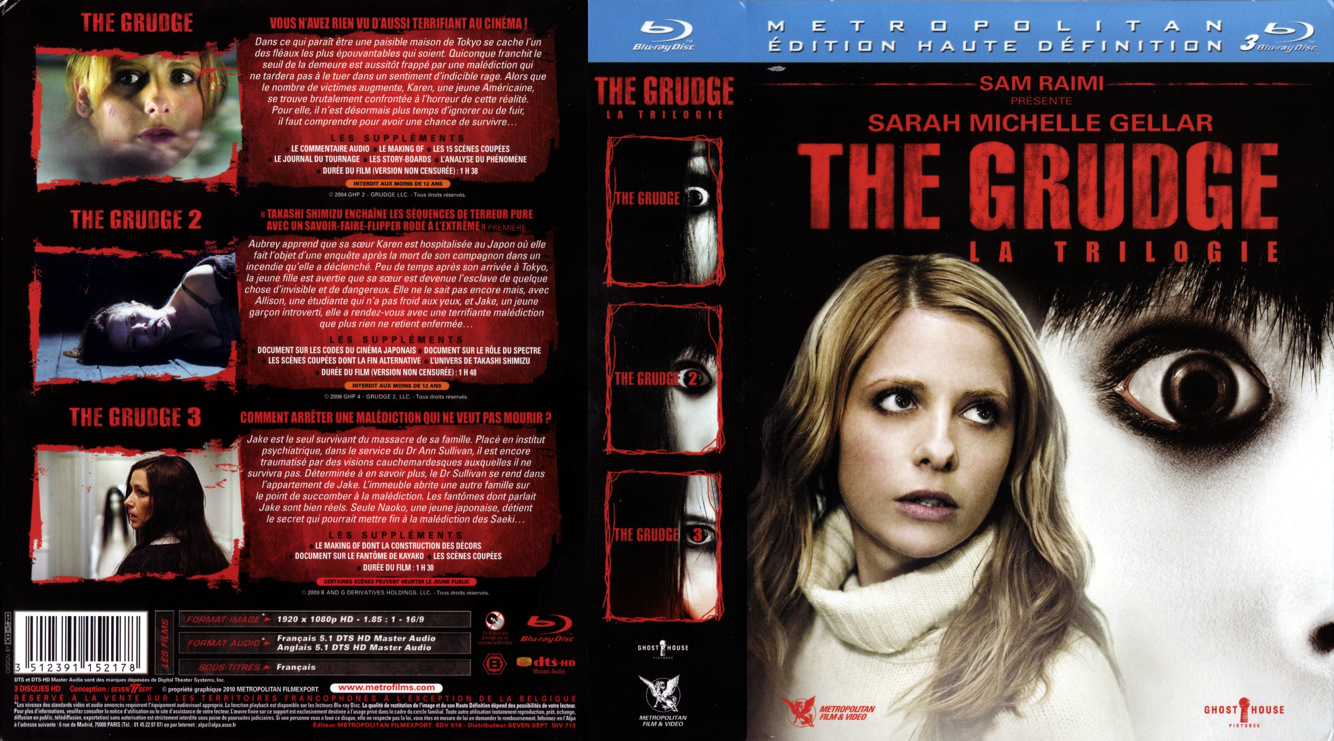 Jaquette DVD The grudge Trilogie (BLU-RAY)