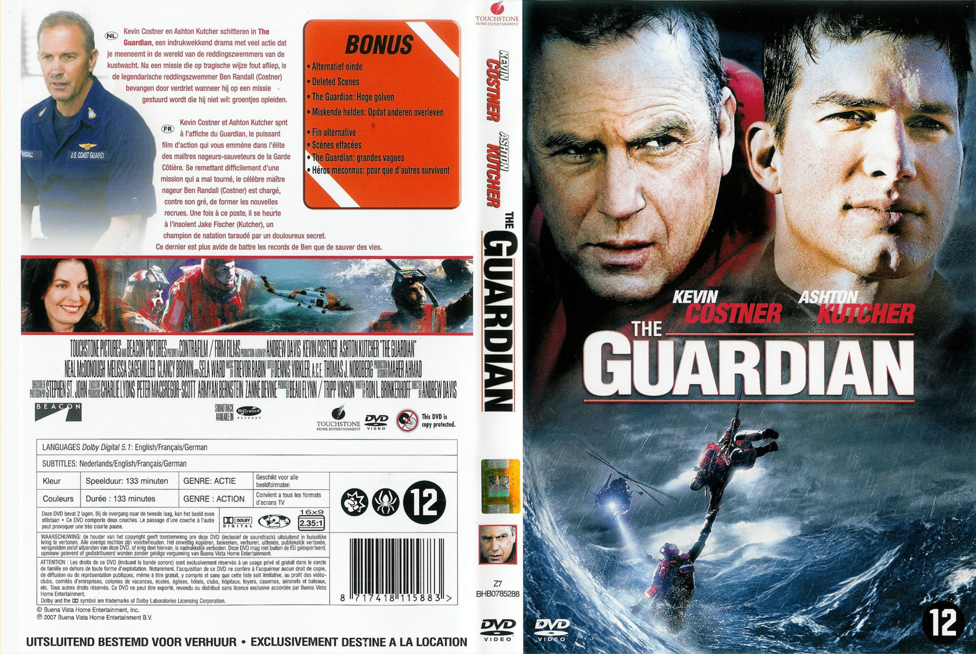 Jaquette DVD The guardian