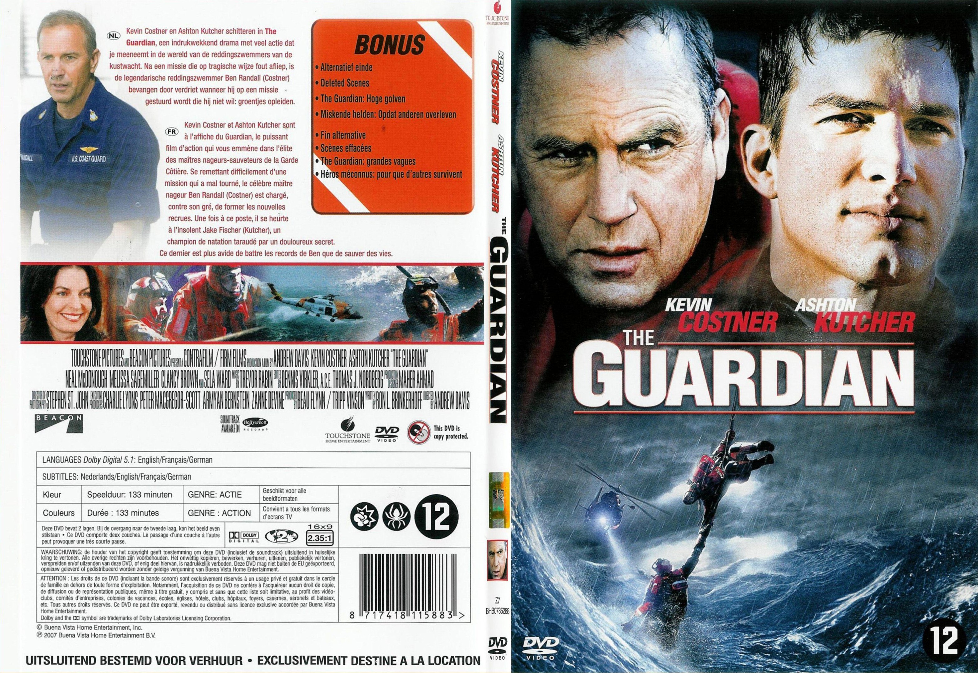 Jaquette DVD The guardian - SLIM