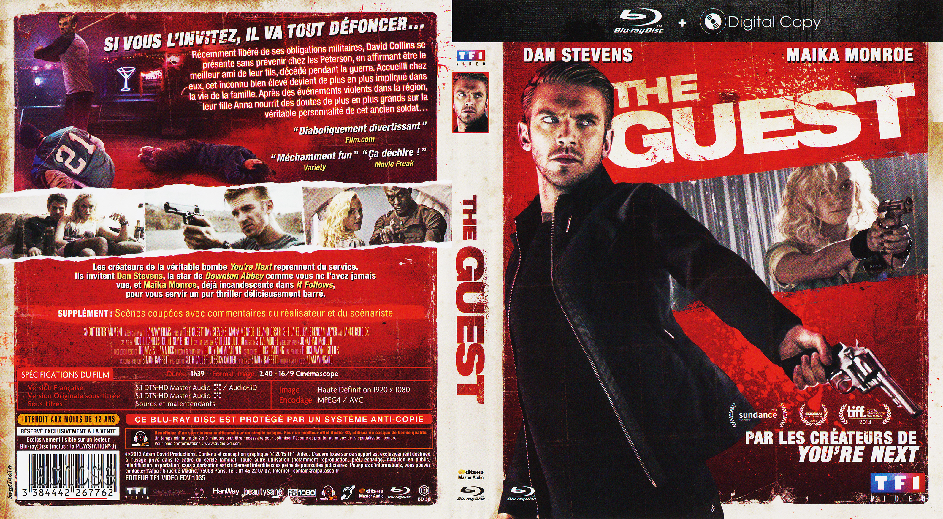 Jaquette DVD The guest (BLU-RAY)