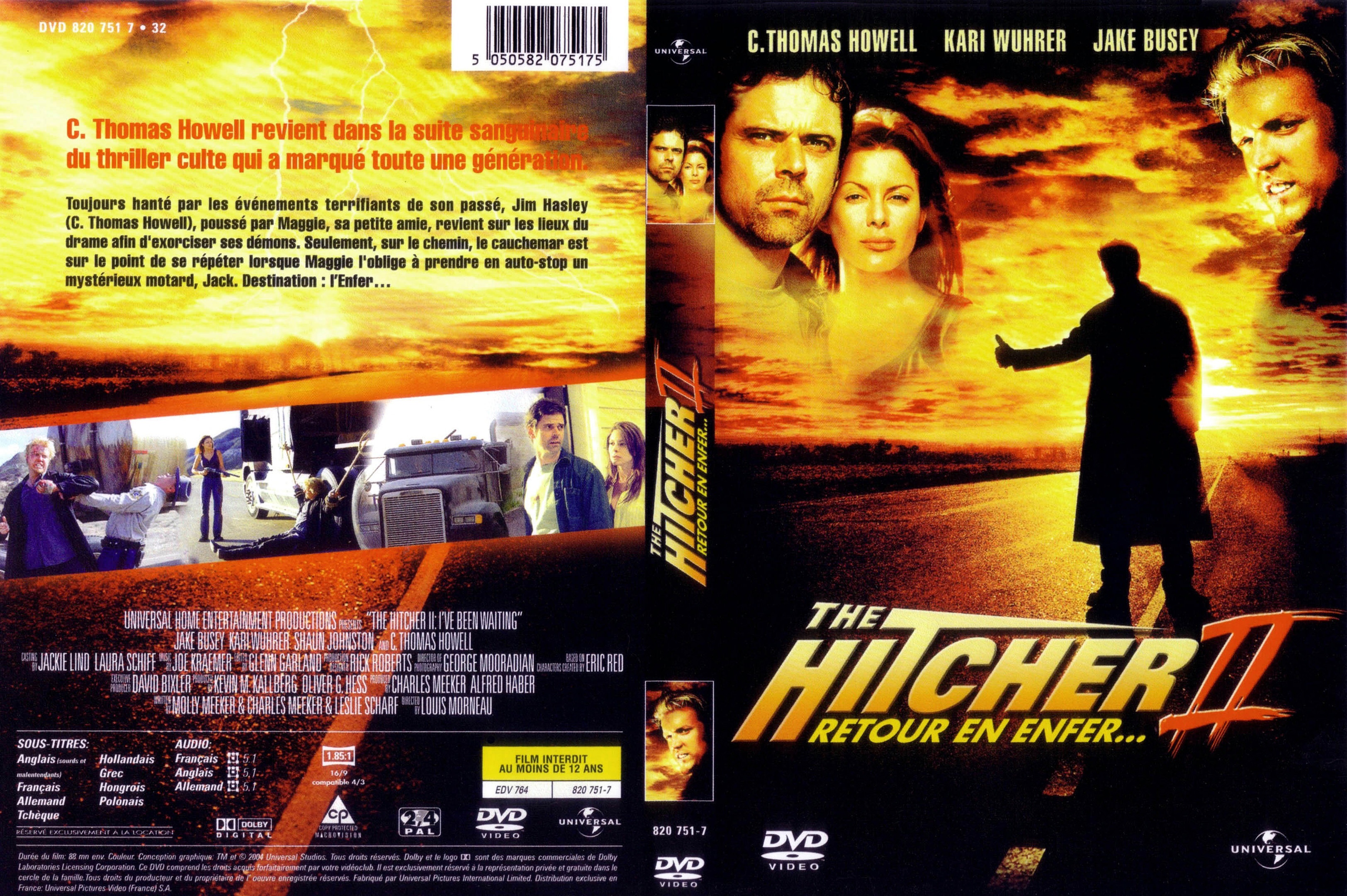 Jaquette DVD The hitcher 2