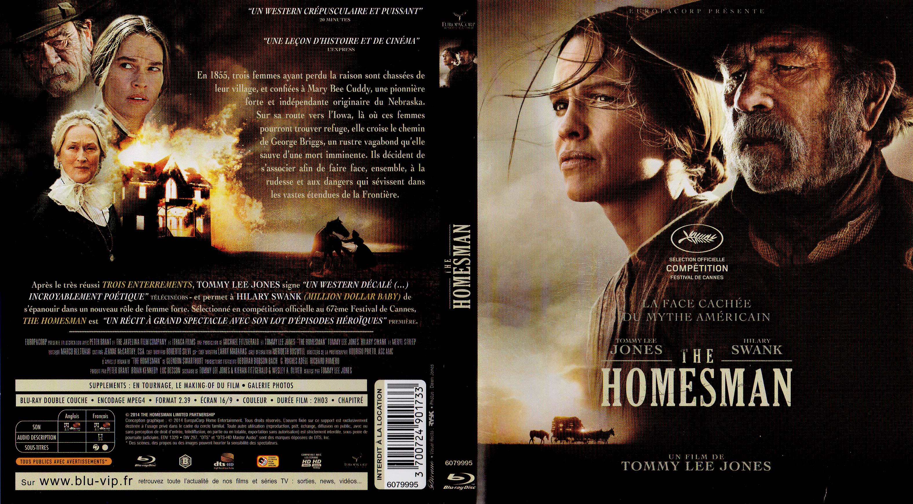 Jaquette DVD The homesman (BLU-RAY)