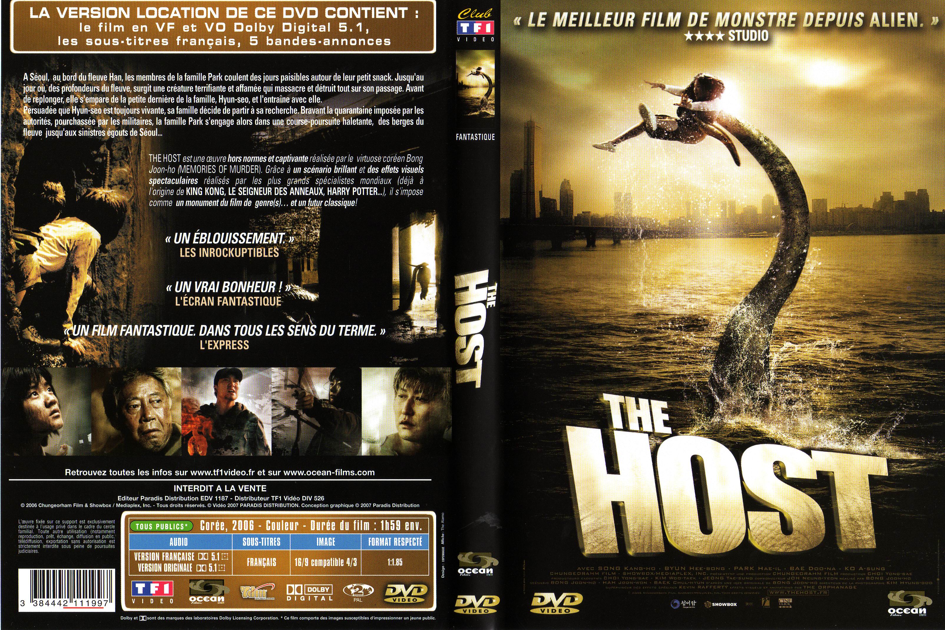 Jaquette DVD The host