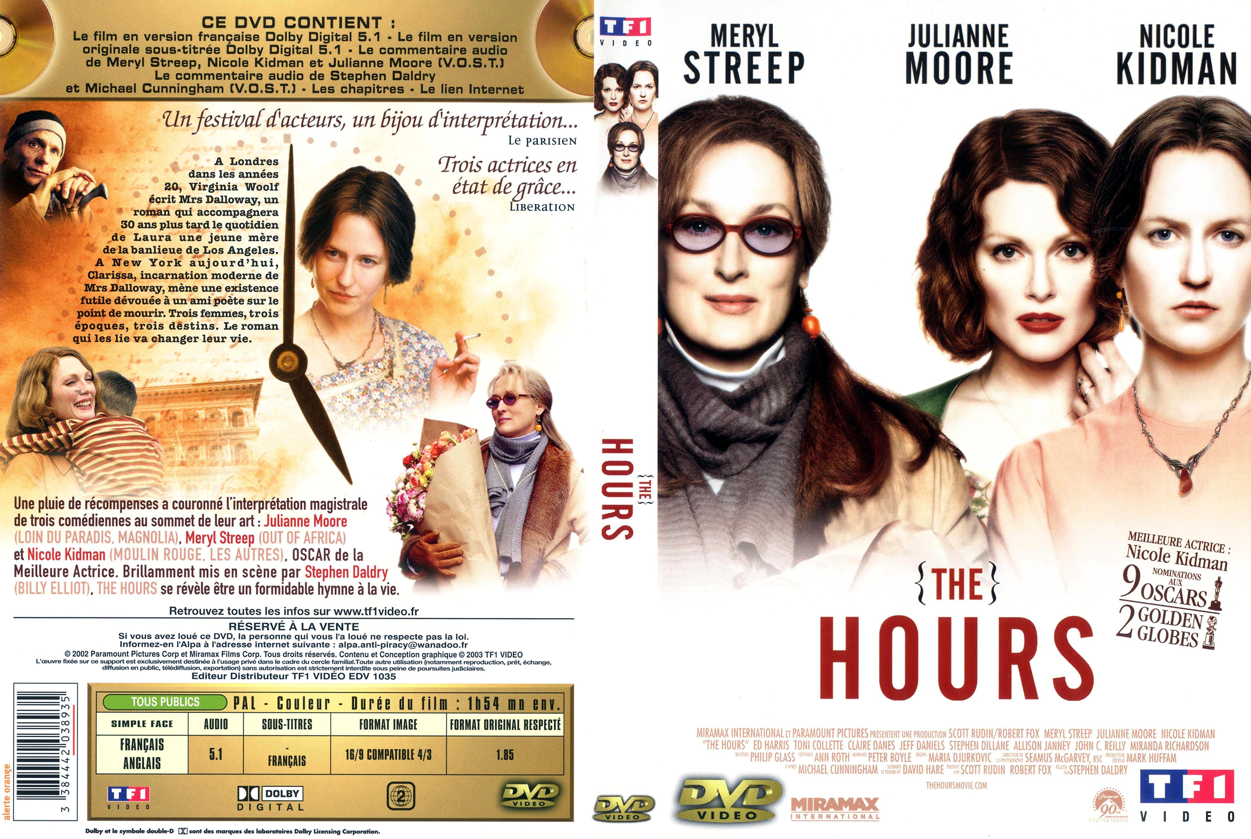 Jaquette DVD The hours v3