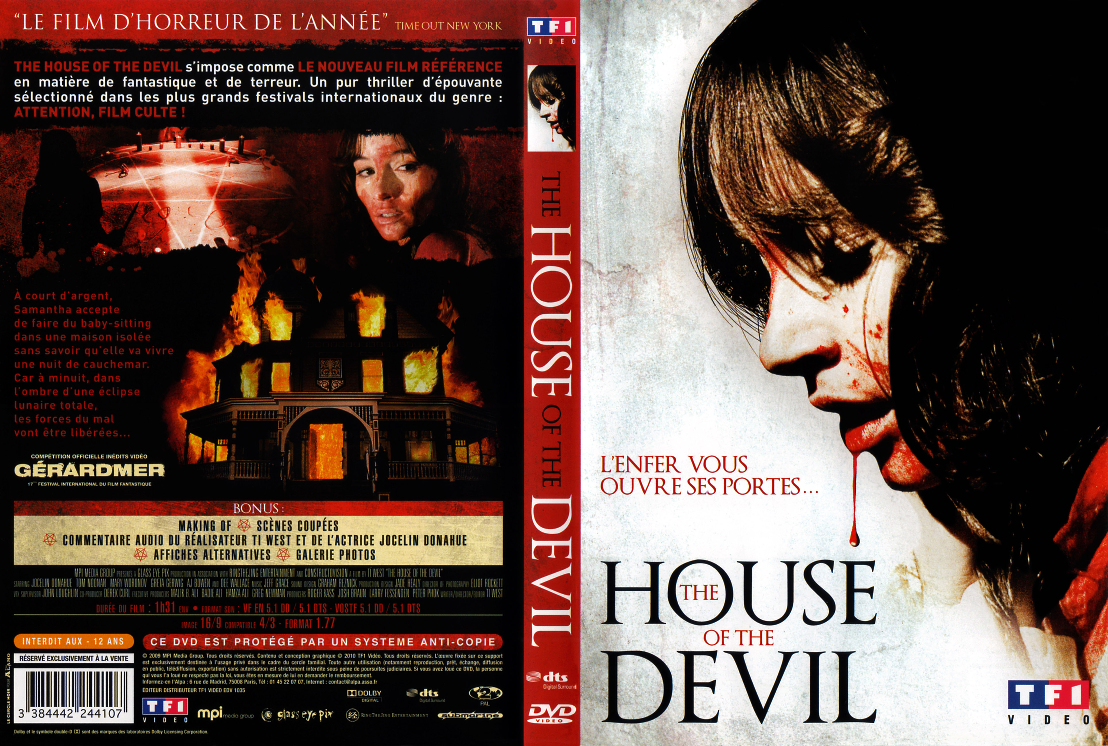 Jaquette DVD The house of the devil