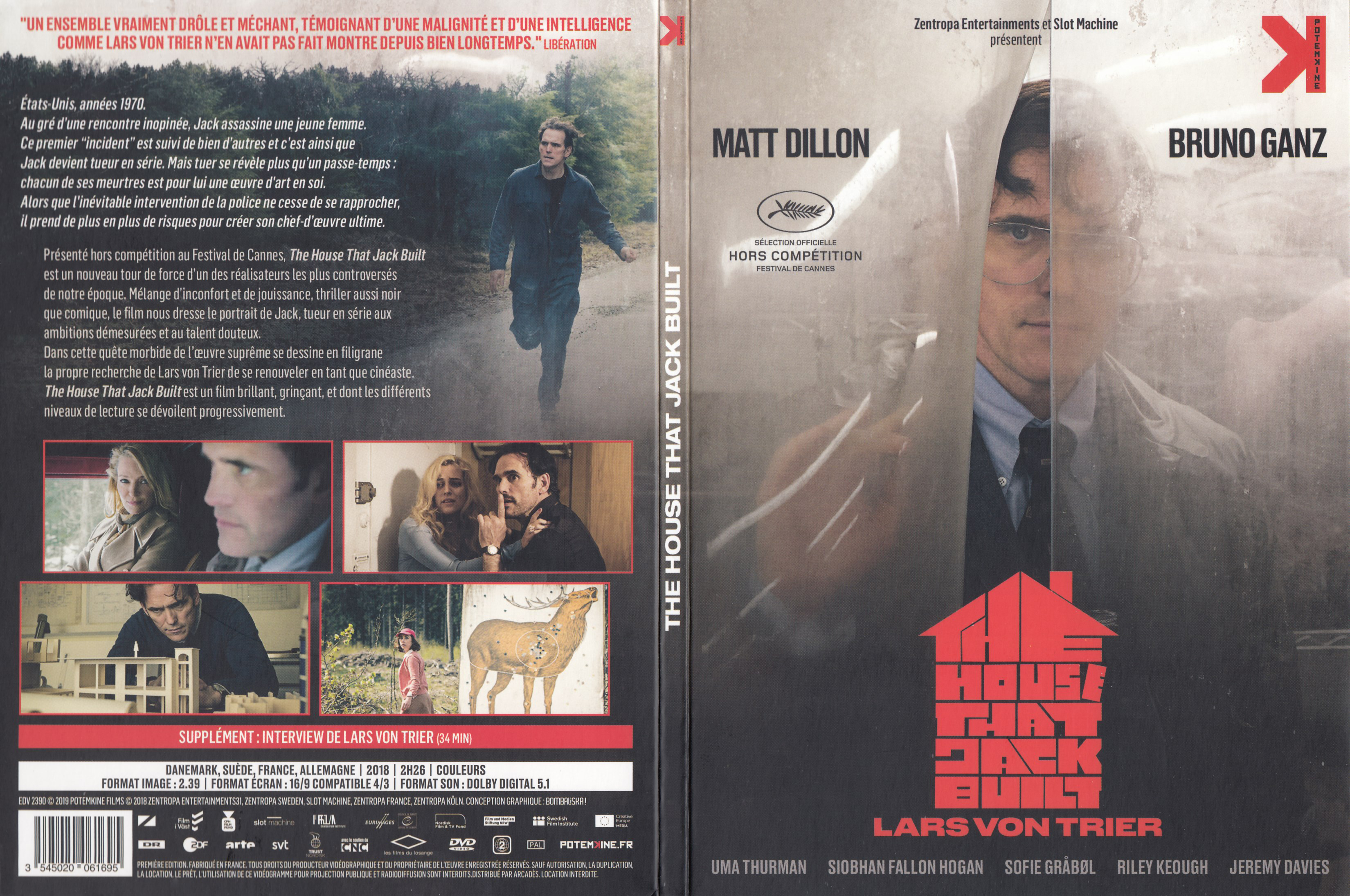 Jaquette DVD The house that jack built