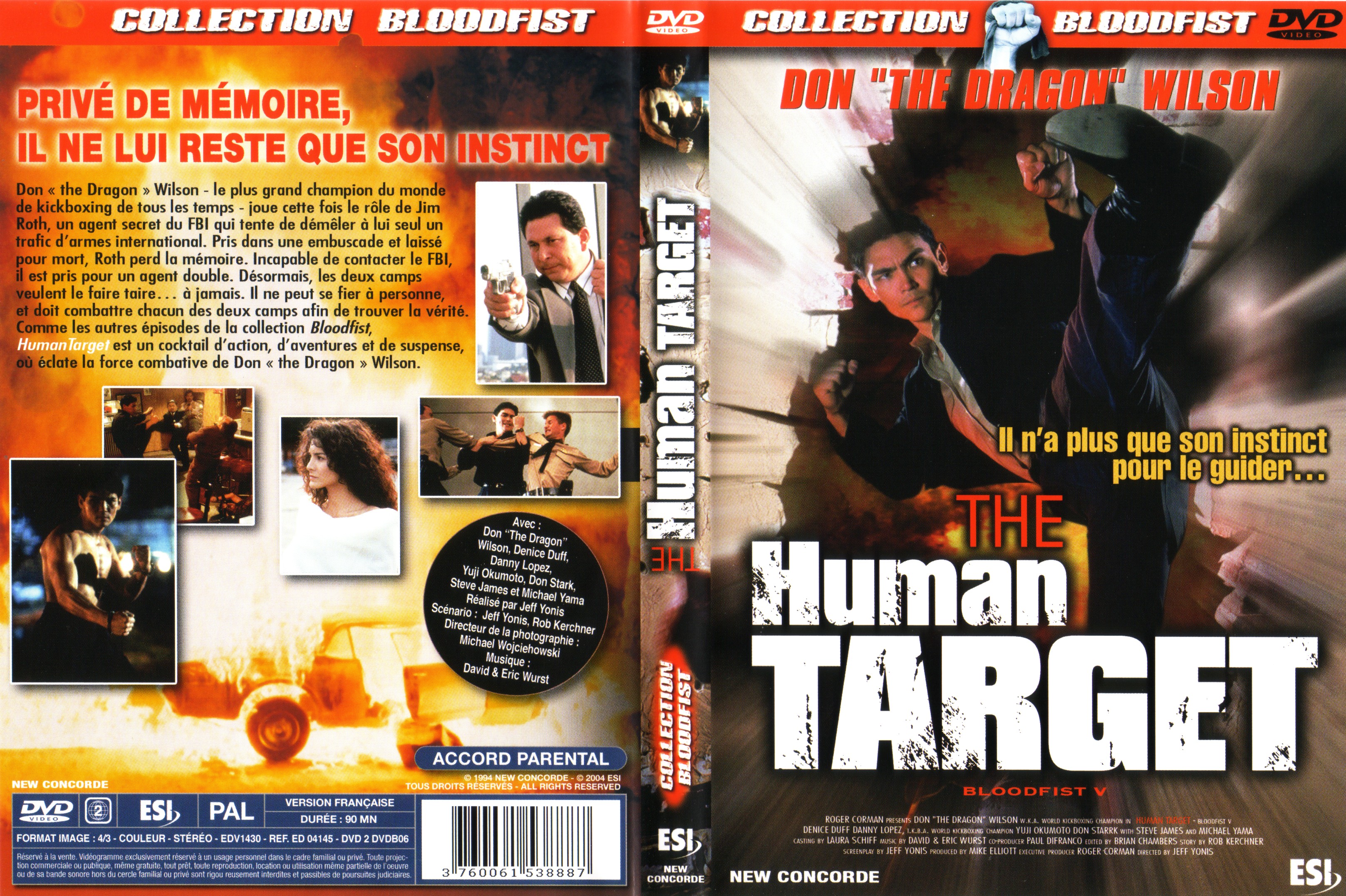 Jaquette DVD The human target
