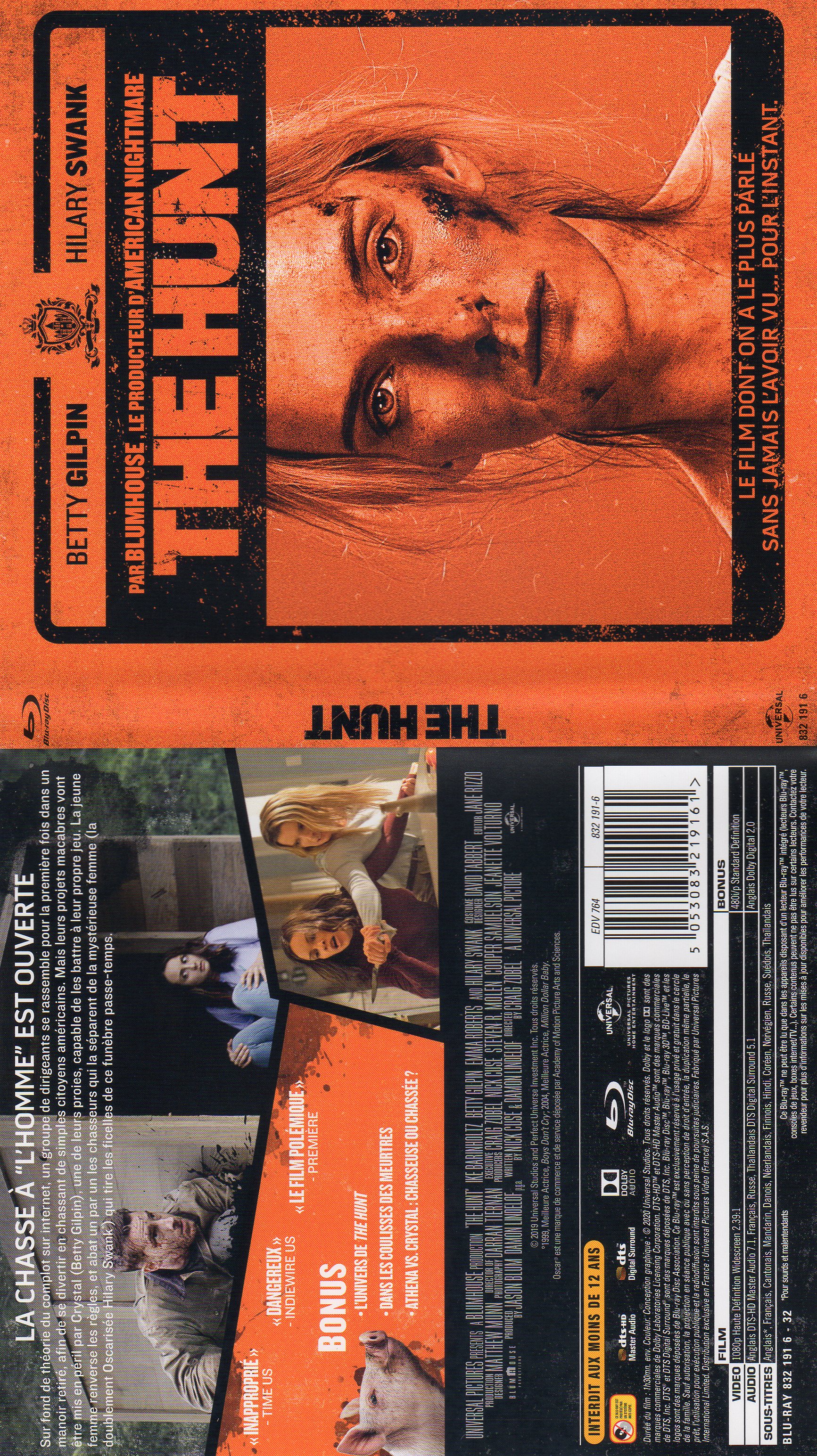 Jaquette DVD The hunt (BLU-RAY)