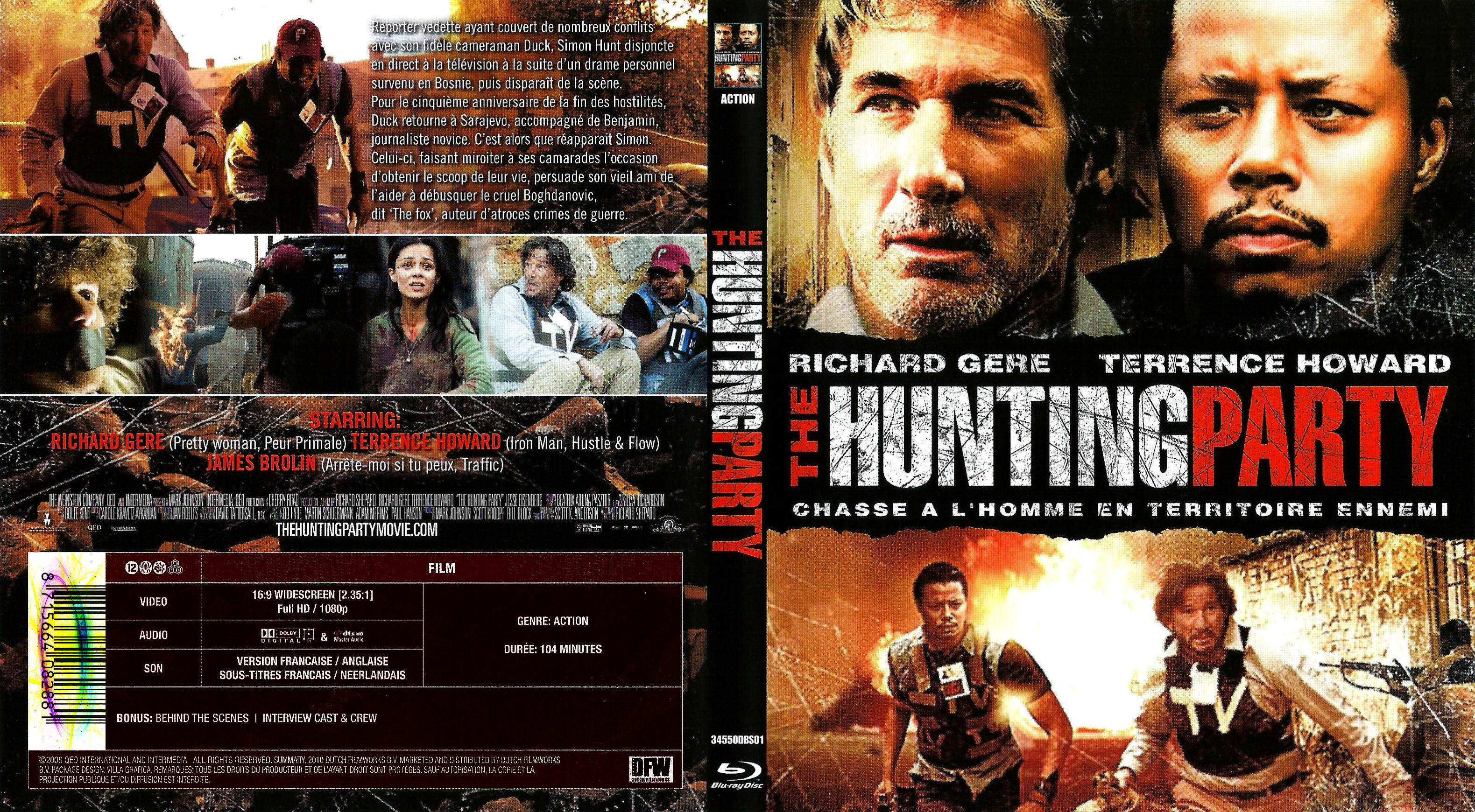 Jaquette DVD The hunting party (BLU-RAY)