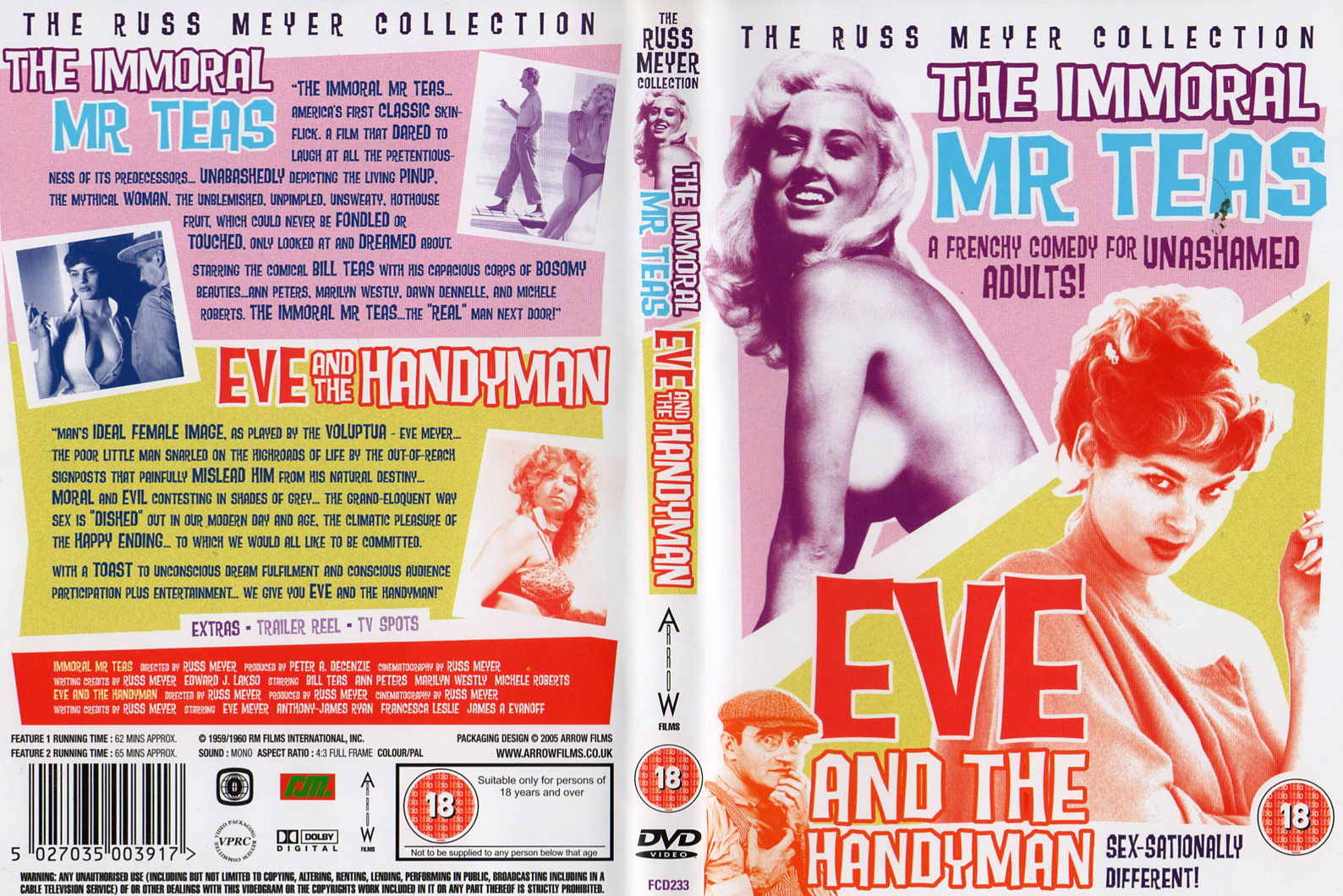 Jaquette DVD The immoral Mr Teas Zone 1 (BLU-RAY)