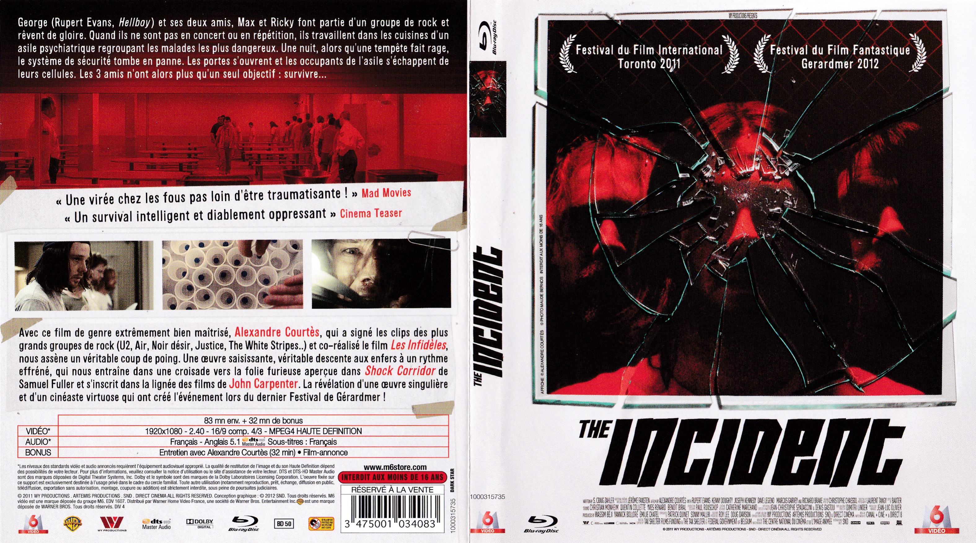 Jaquette DVD The incident (BLU-RAY)