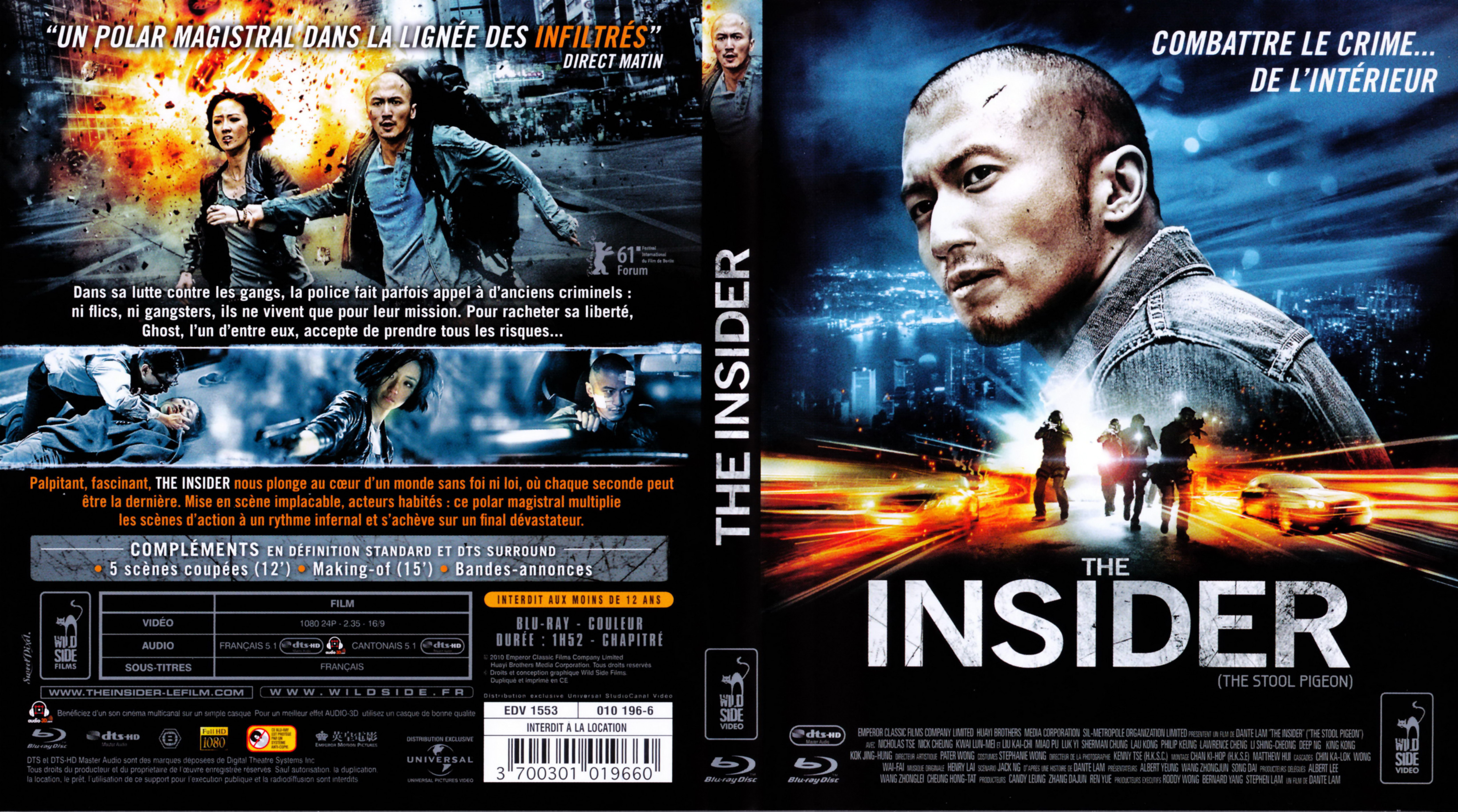 Jaquette DVD The insider (BLU-RAY)
