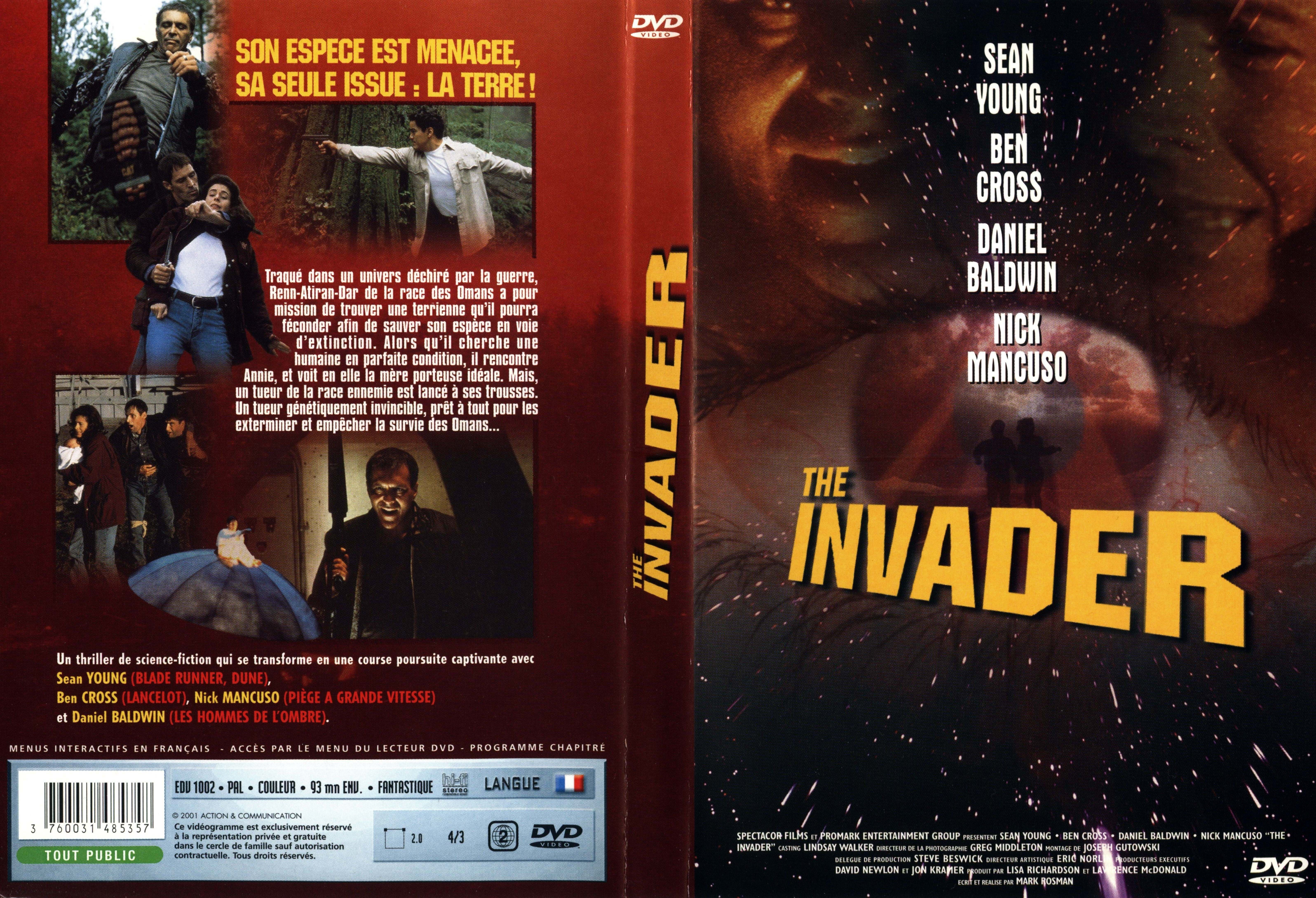 Jaquette DVD The invader