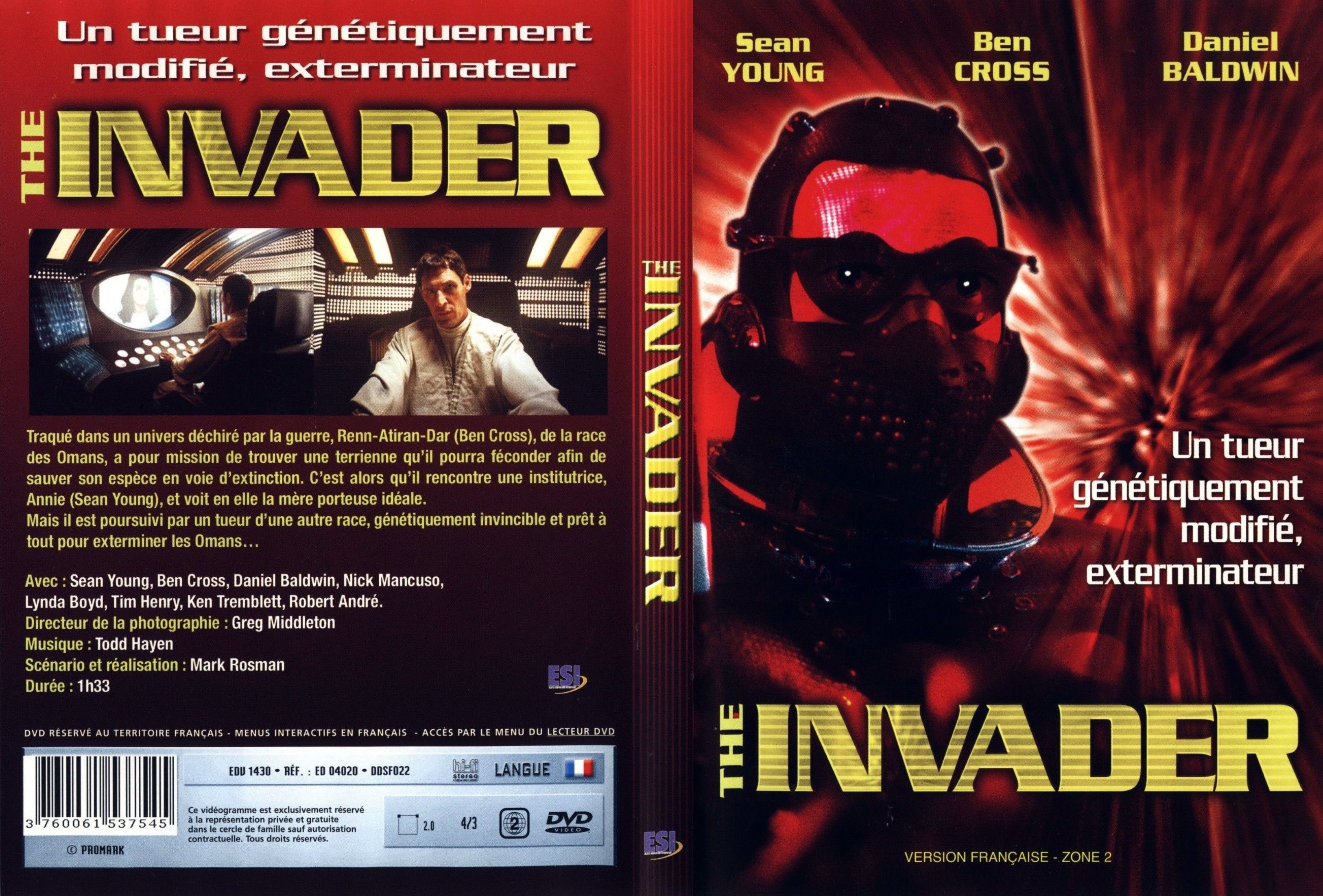 Jaquette DVD The invader v2