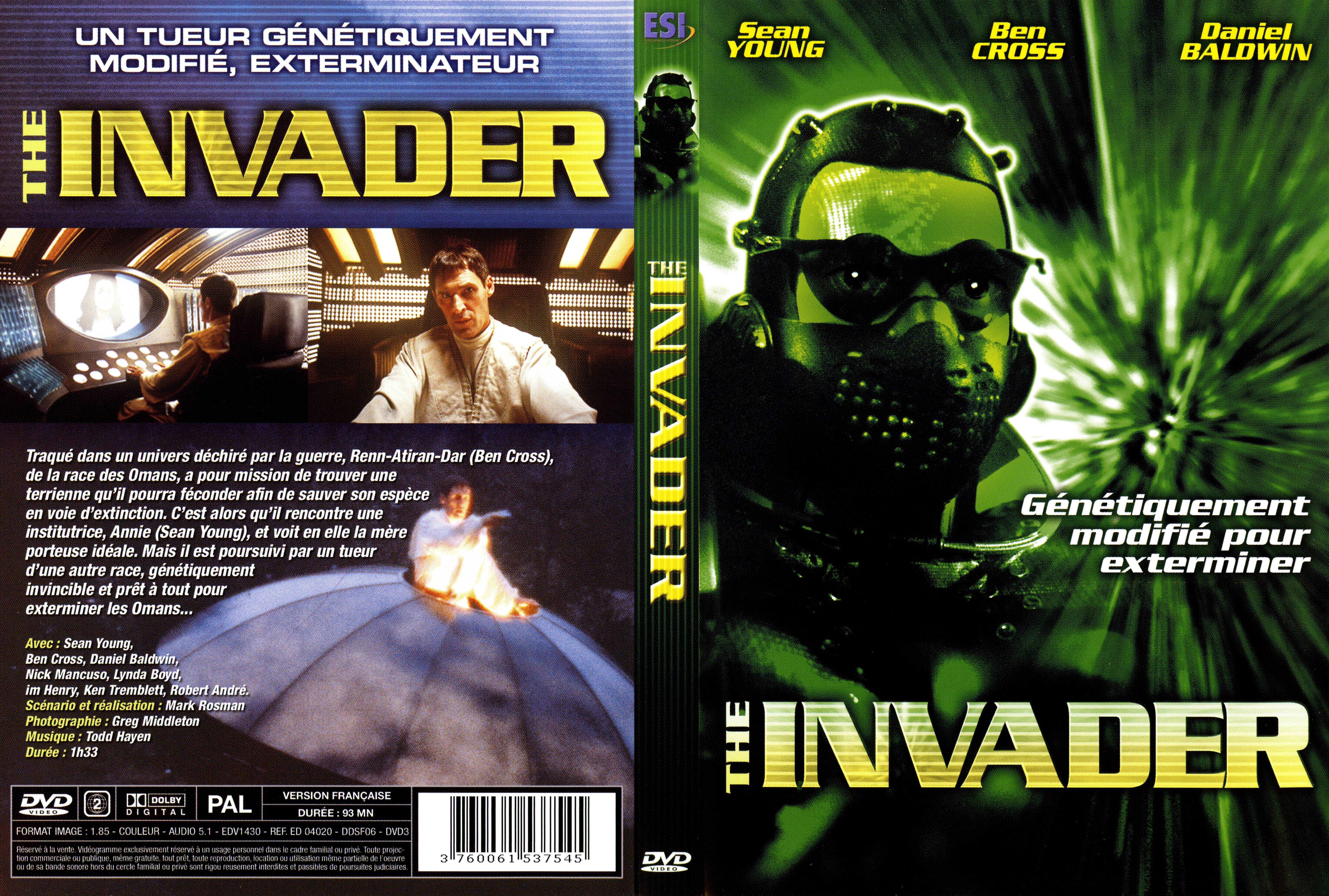 Jaquette DVD The invader v3