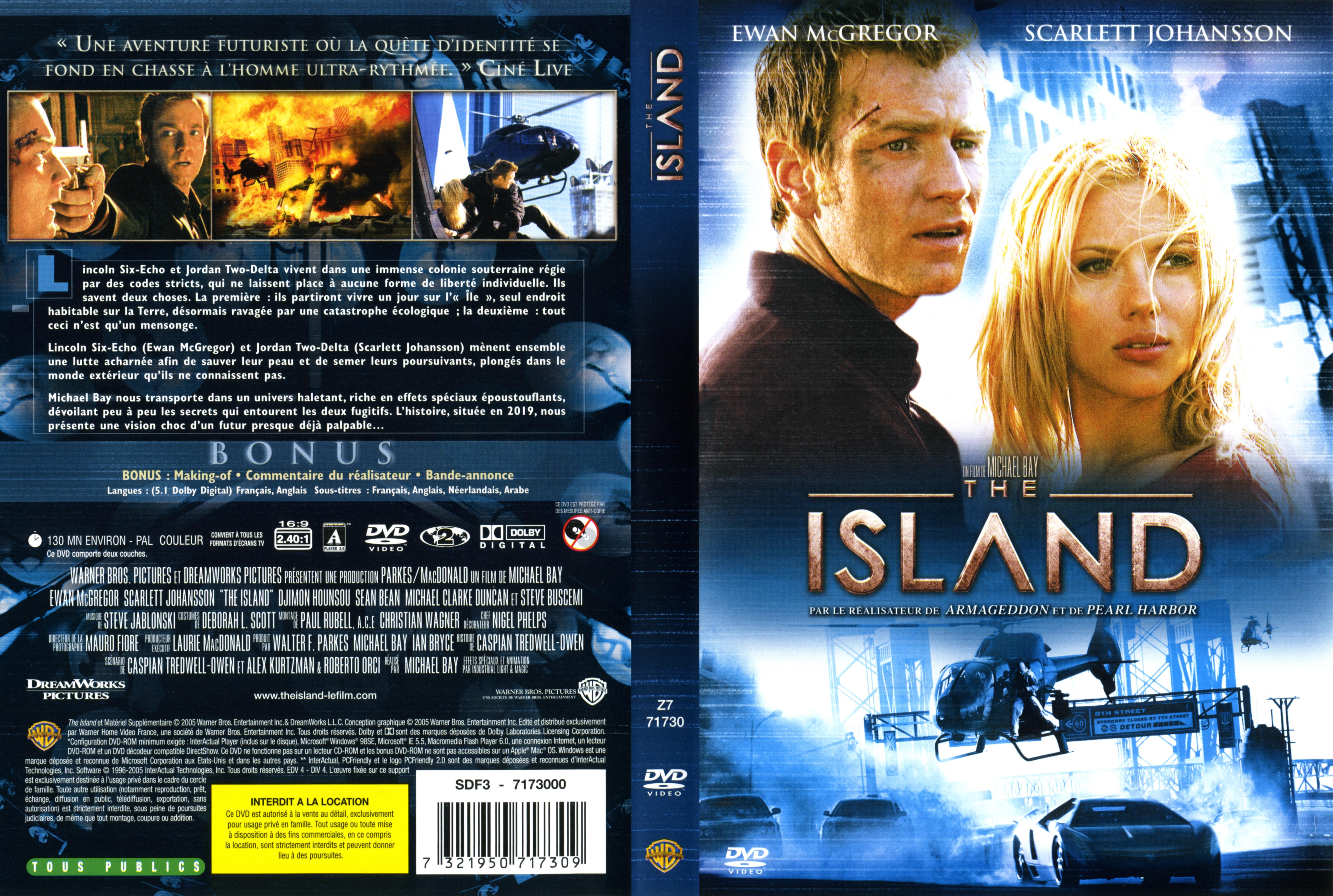 Jaquette DVD The island