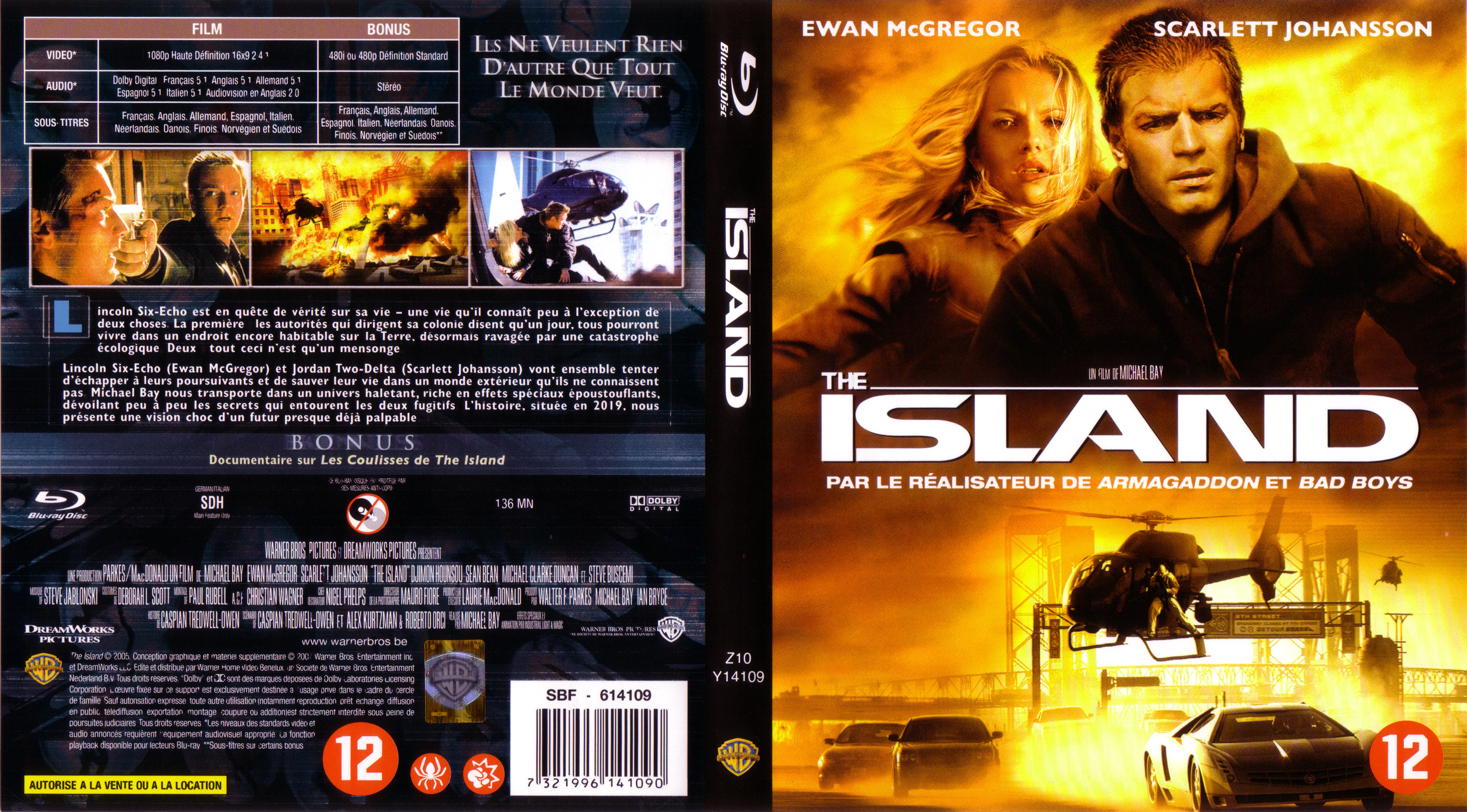 Jaquette DVD The island (BLU-RAY) v2