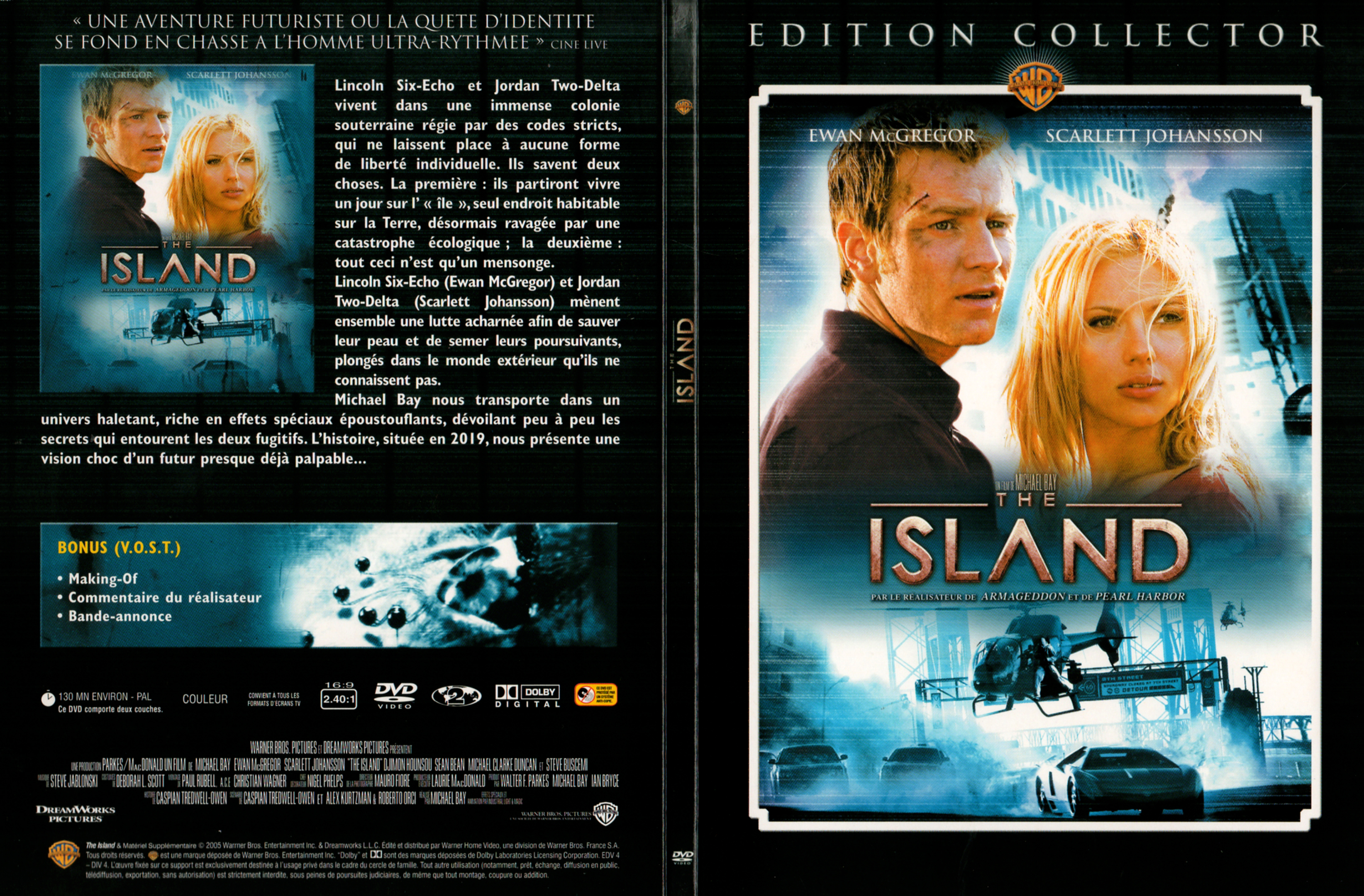 Jaquette DVD The island v2