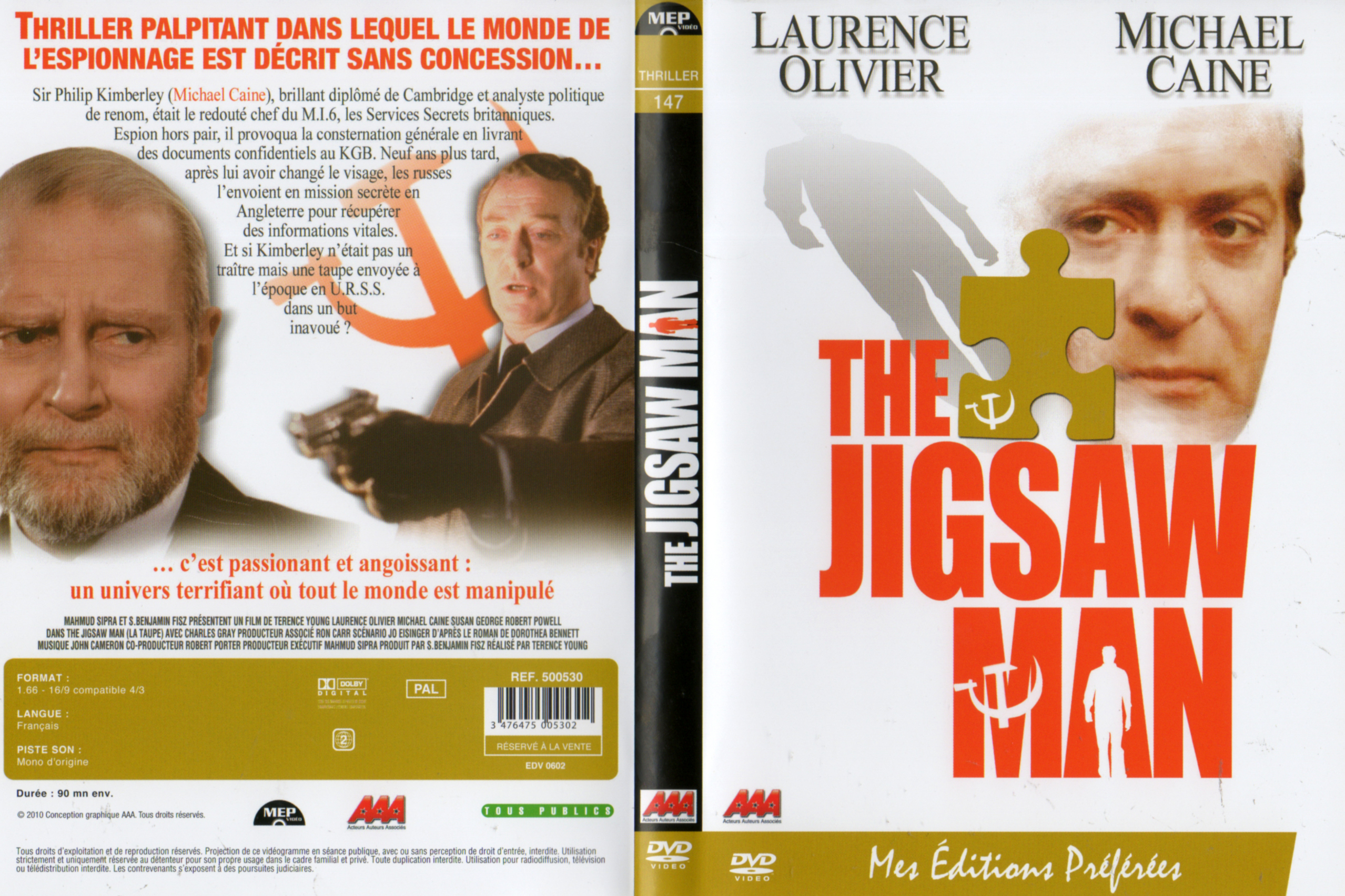 Jaquette DVD The jigsaw man