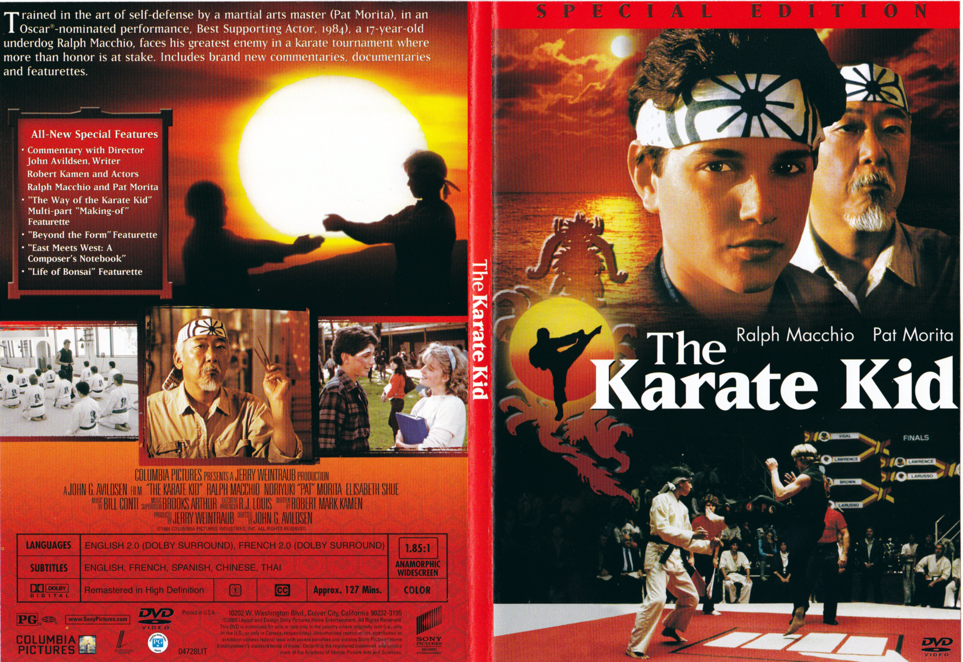 Jaquette DVD The karate kid (Canadienne)