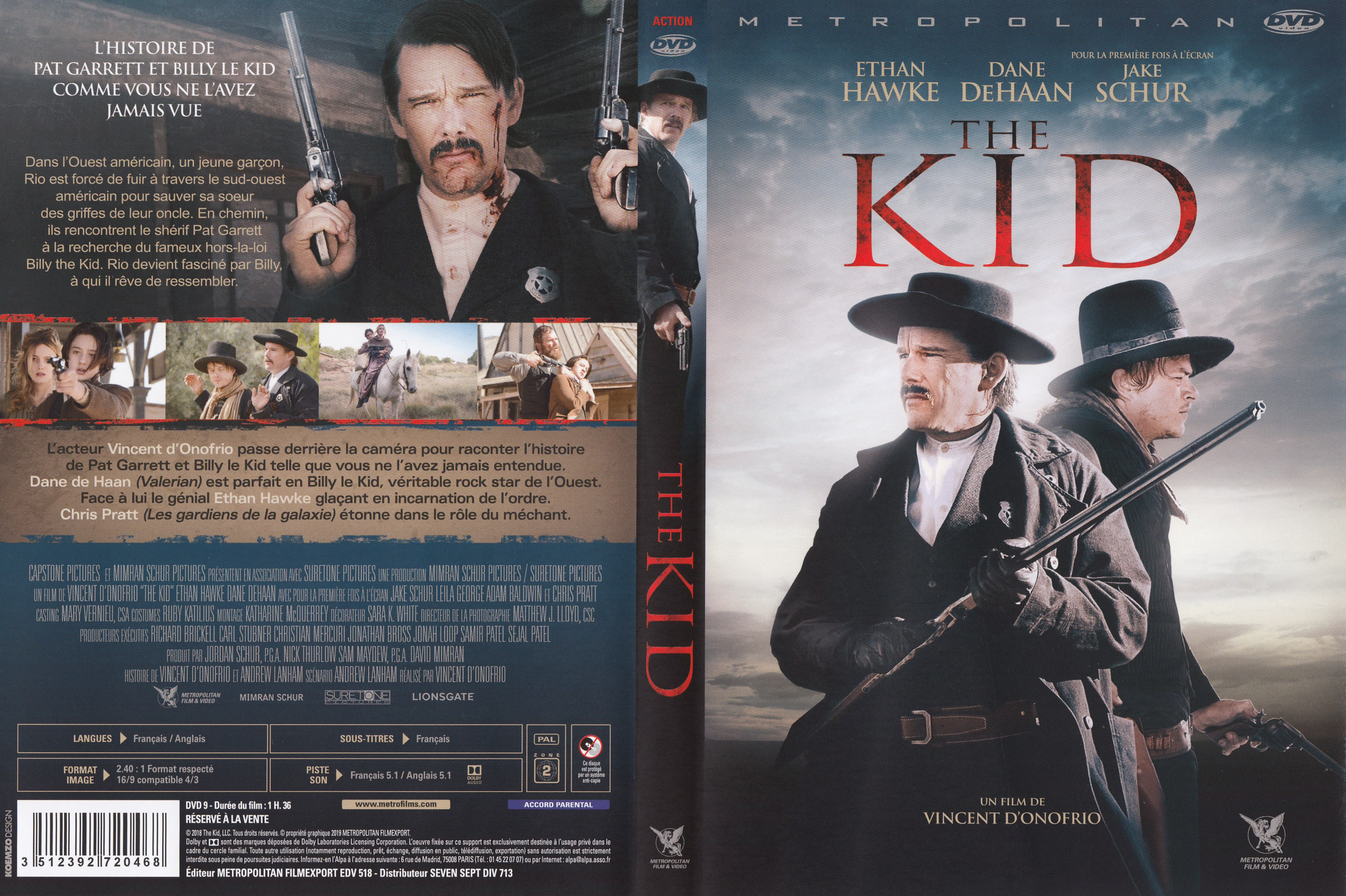 Jaquette DVD The kid (2018)