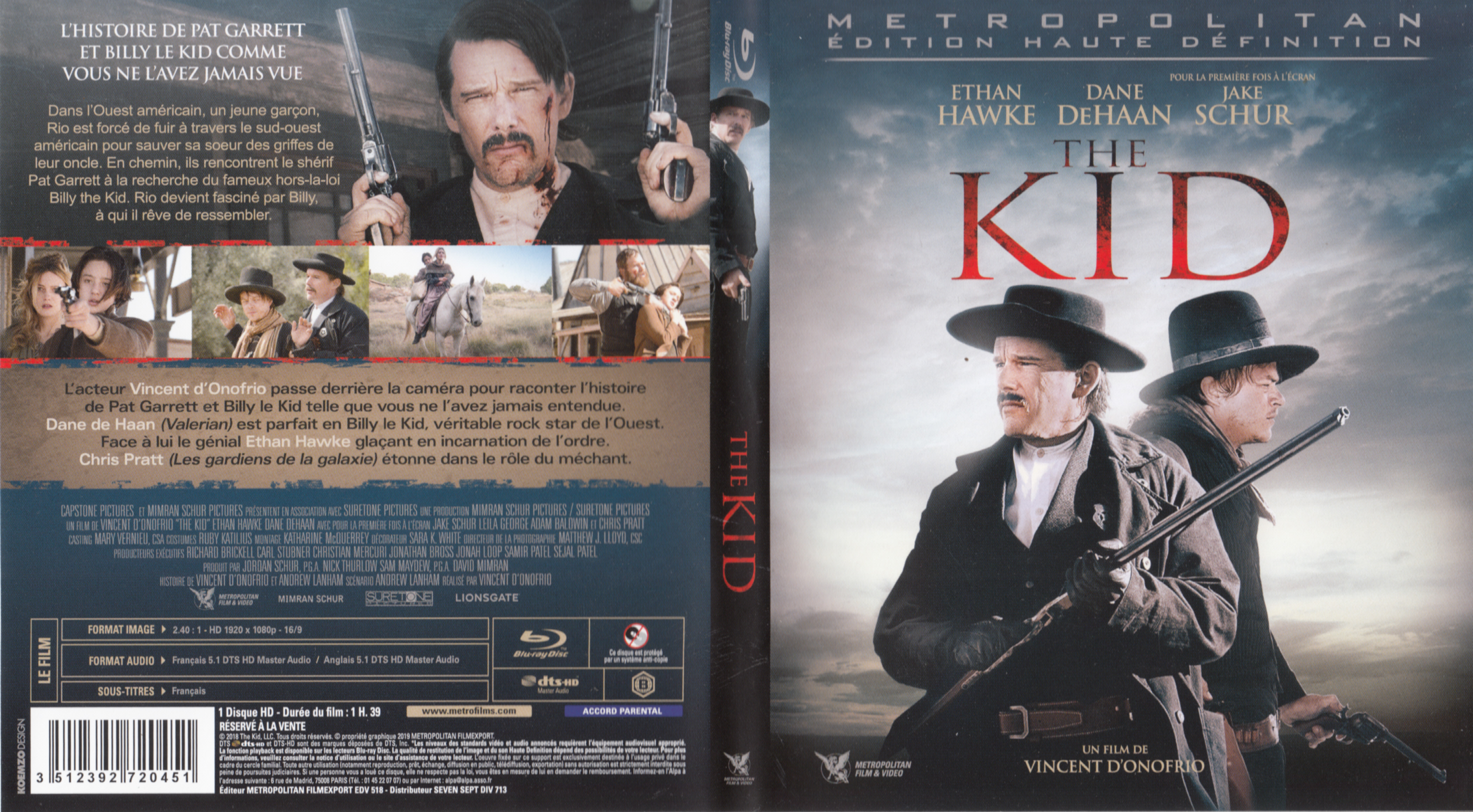 Jaquette DVD The kid (2018) (BLU-RAY)