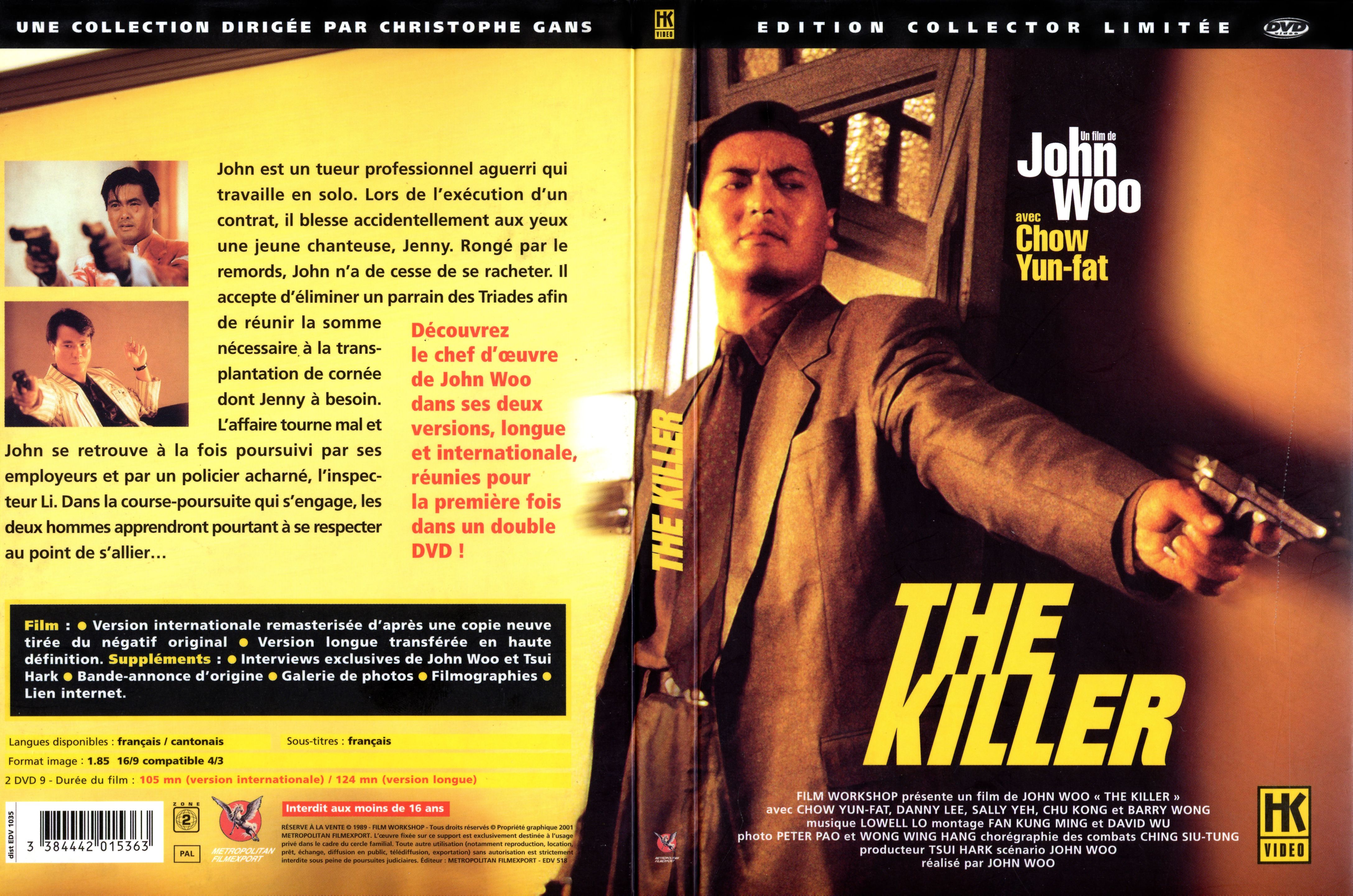 Jaquette DVD The killer