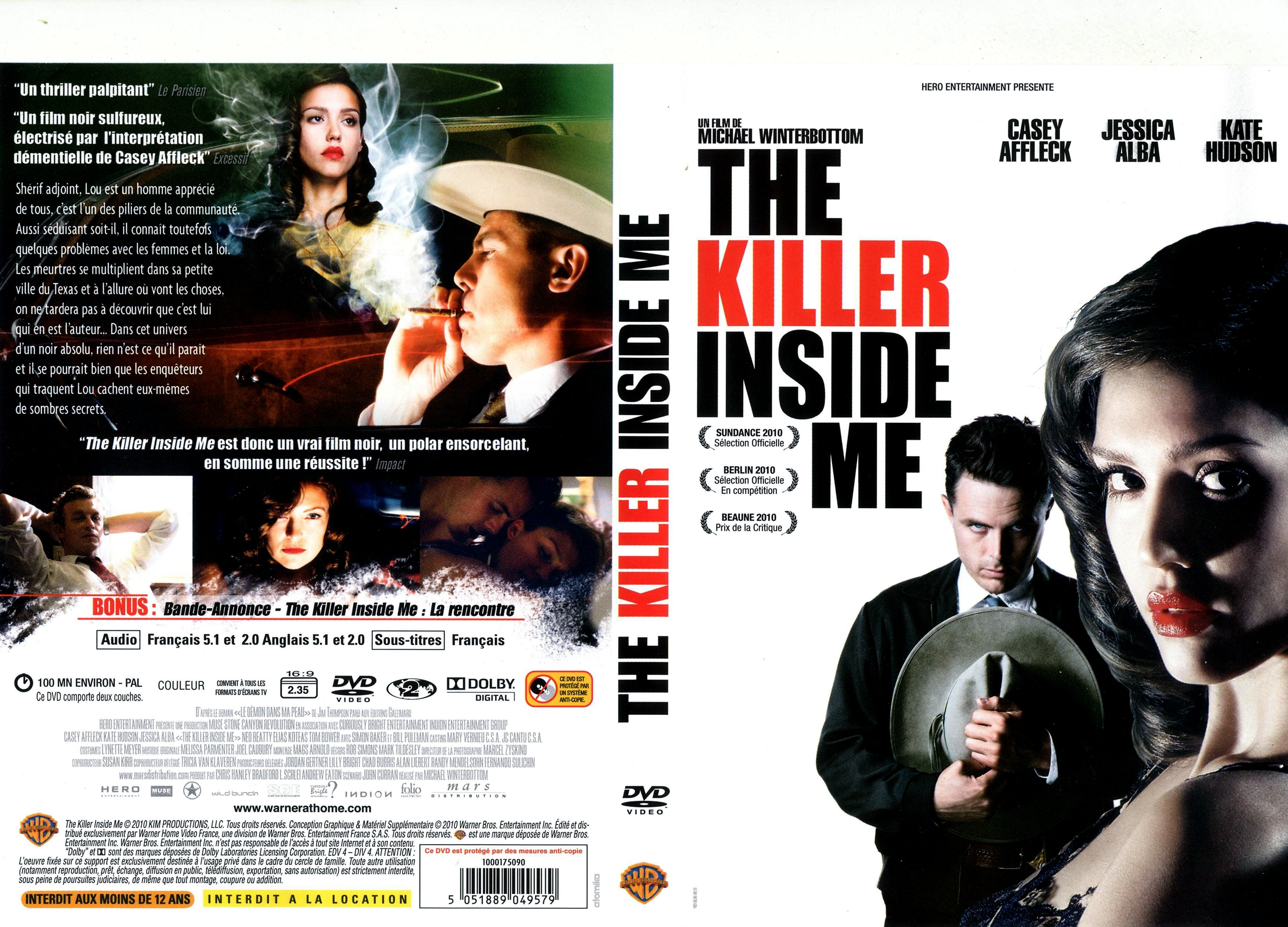 Jaquette DVD The killer inside me