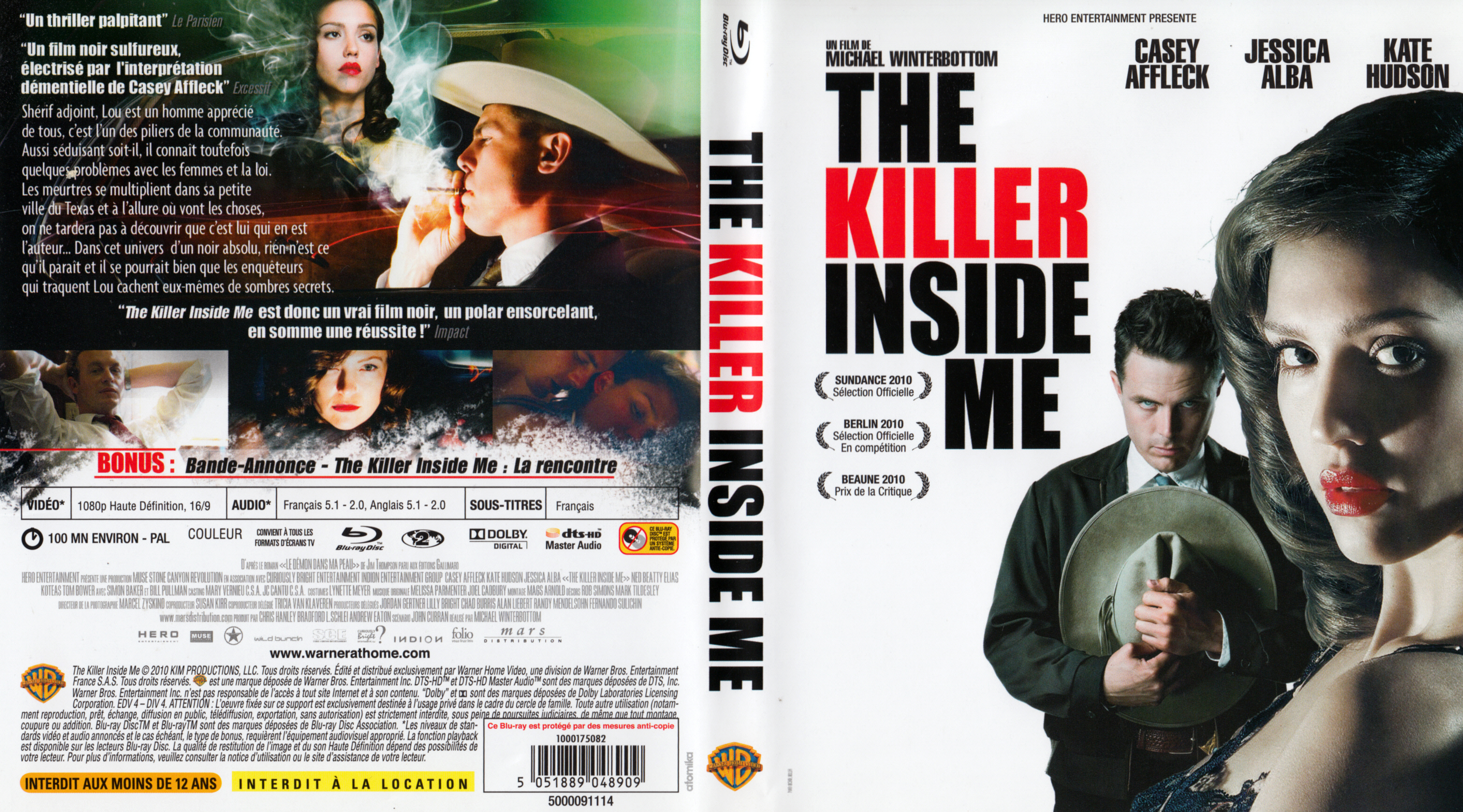 Jaquette DVD The killer inside me (BLU-RAY)