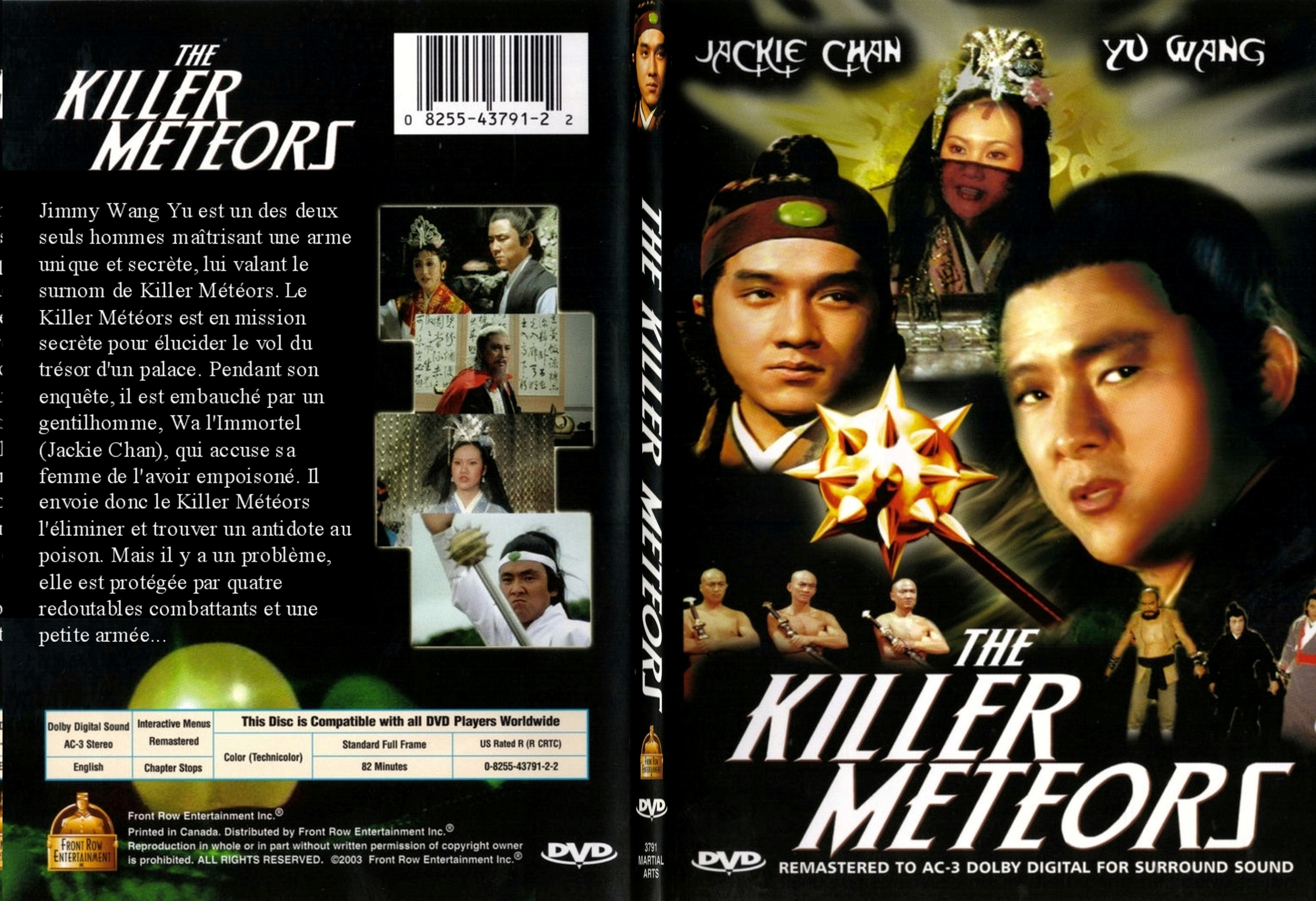 Jaquette DVD The killer meteor custom - SLIM