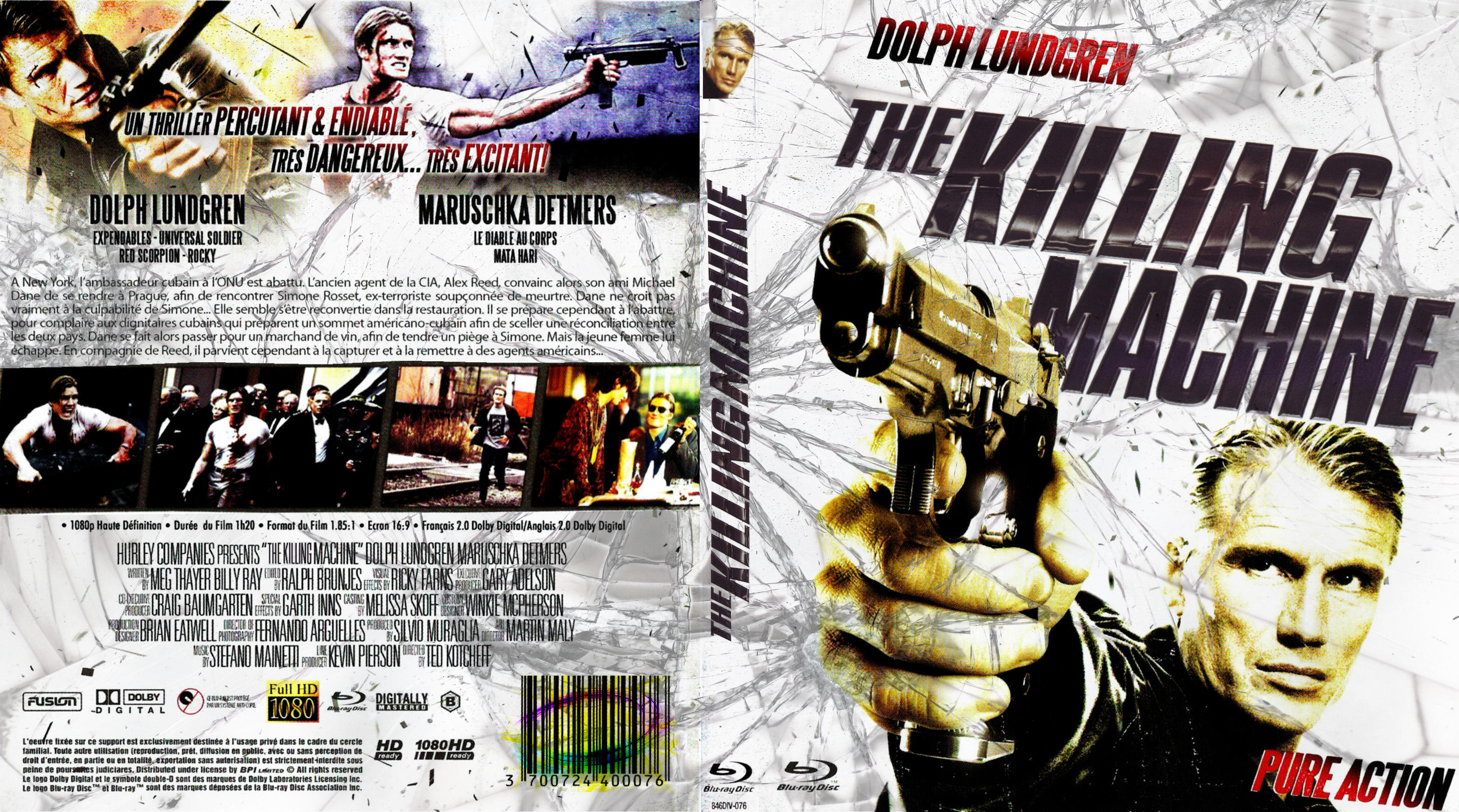 Jaquette DVD The killing machine custom (BLU-RAY)