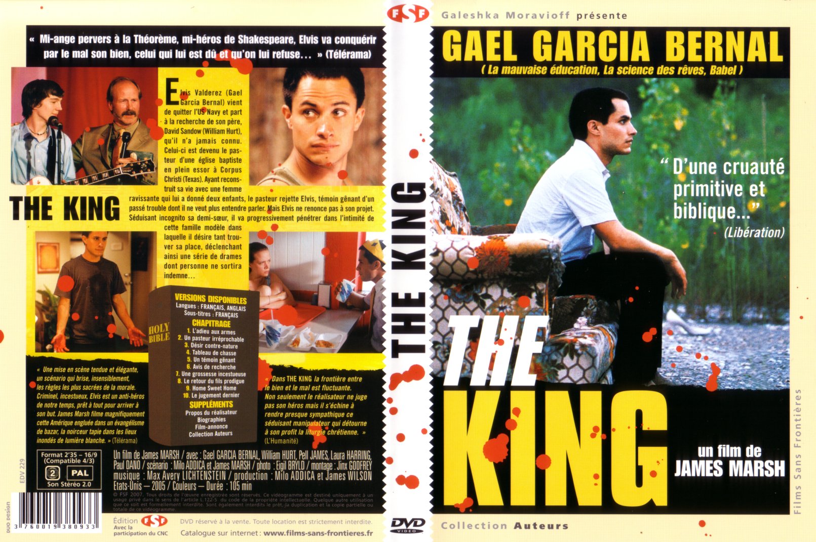 Jaquette DVD The king