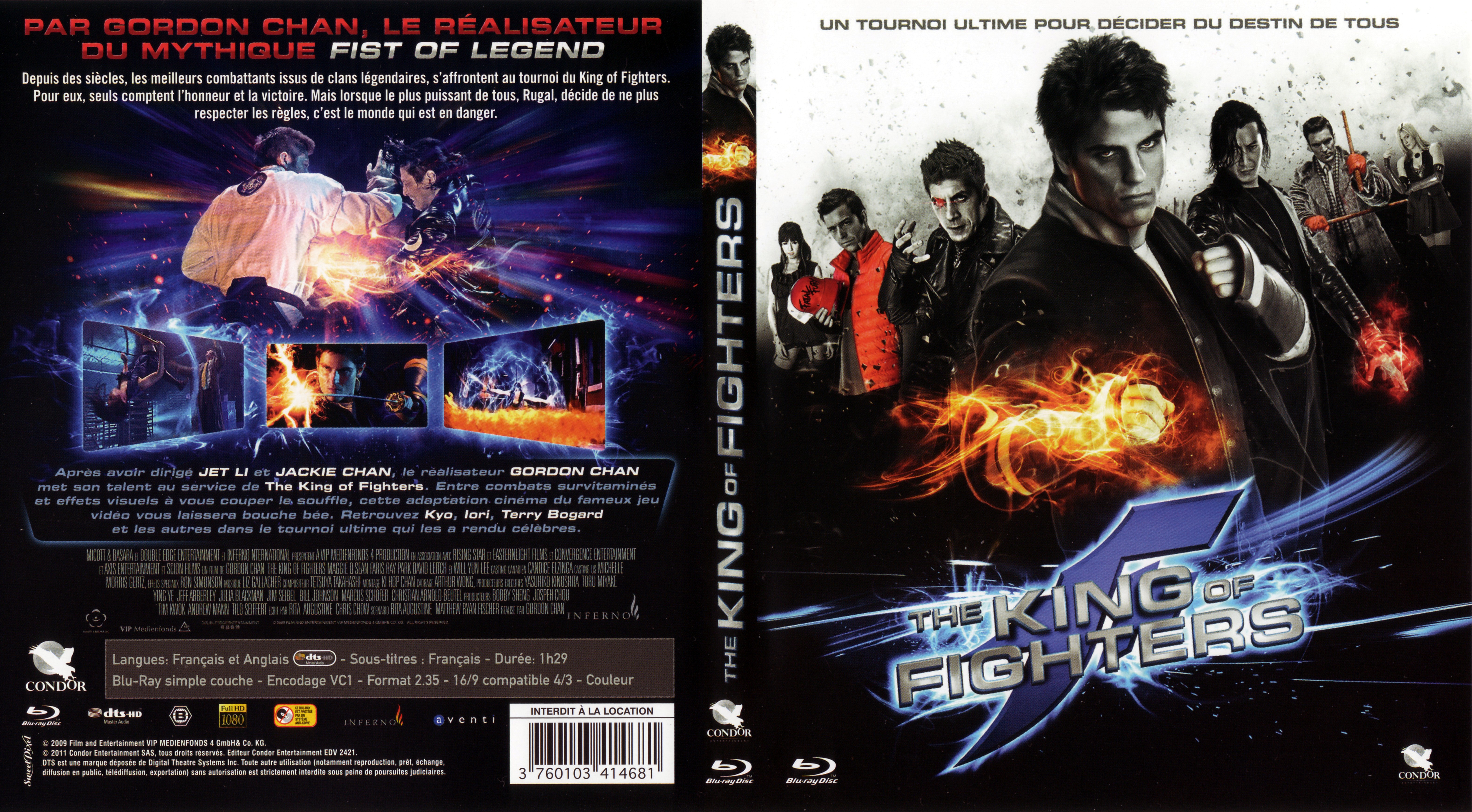 Jaquette DVD The king of fighters (BLU-RAY)