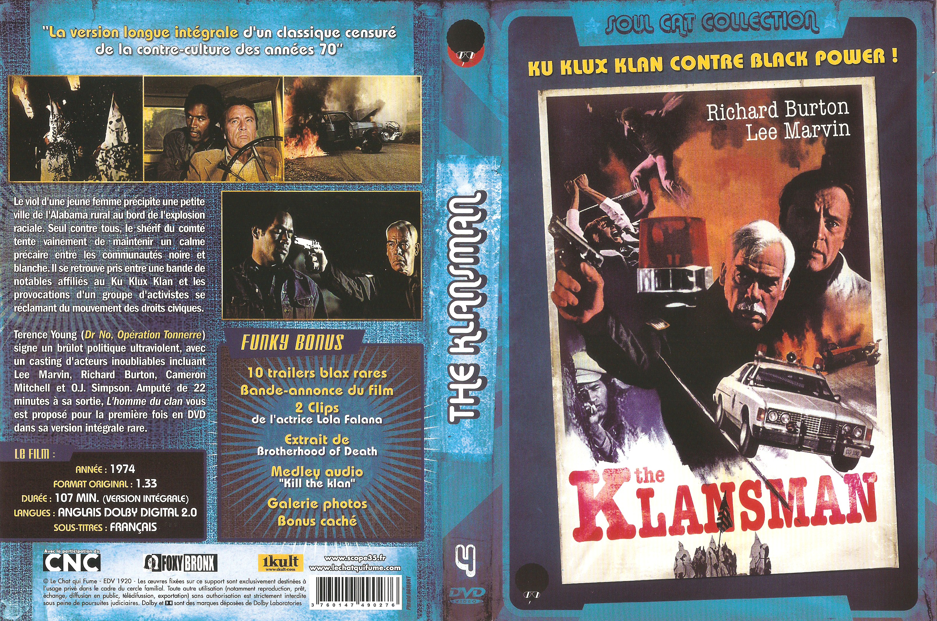Jaquette DVD The klansman