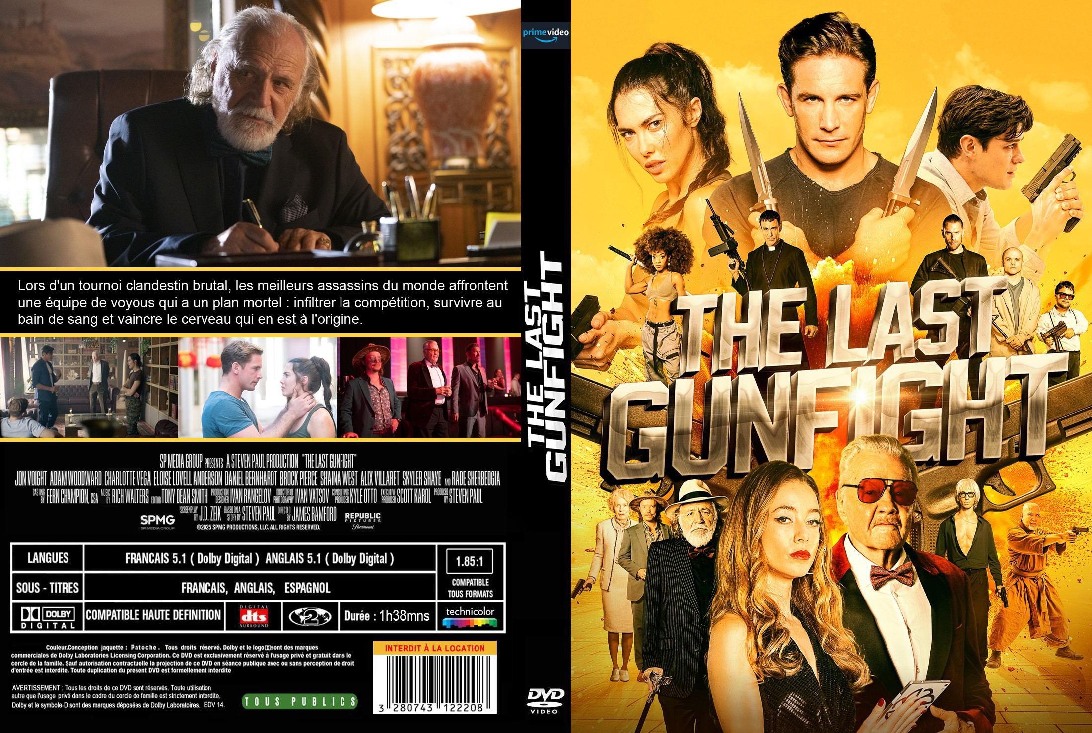 Jaquette DVD The last gunfight custom