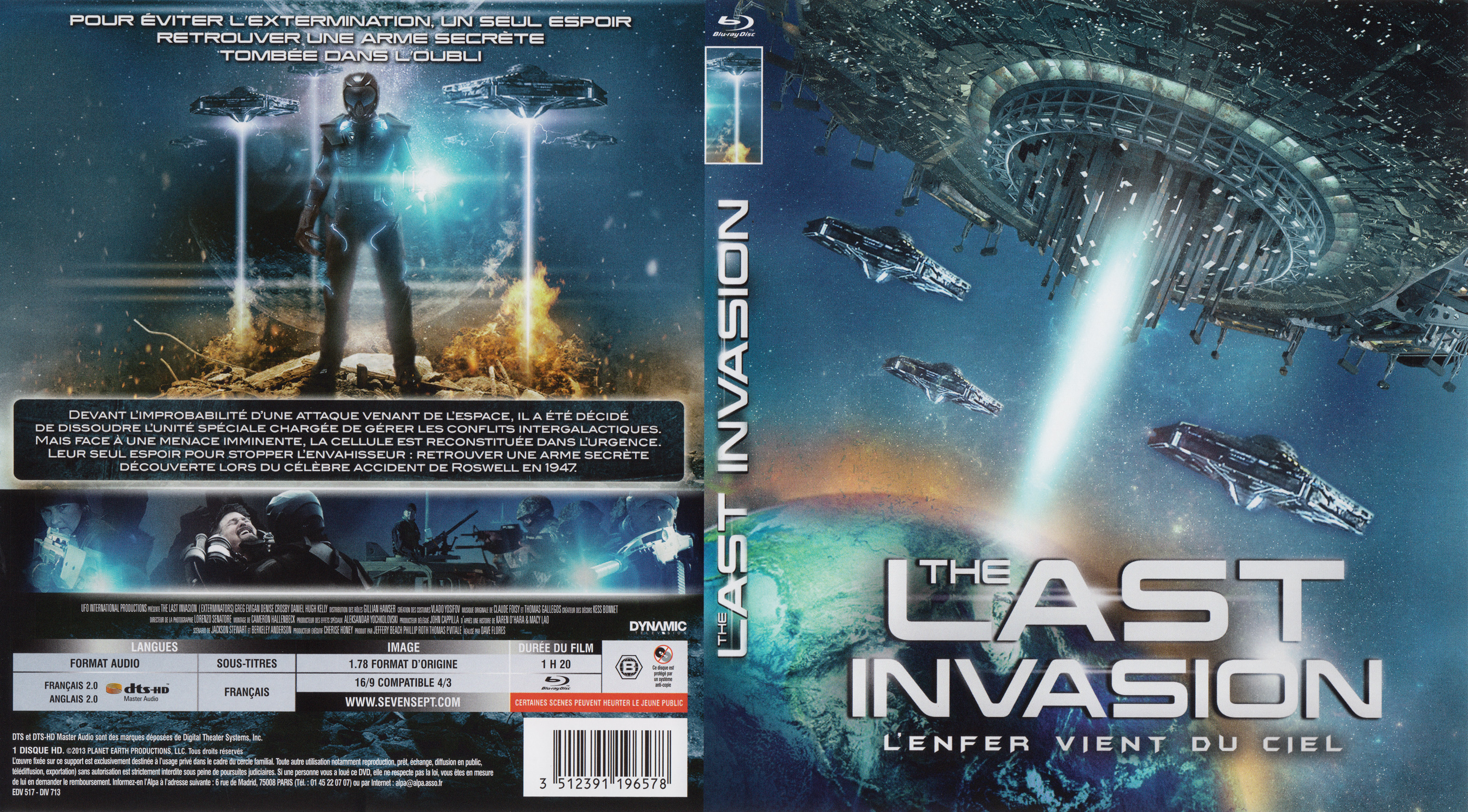 Jaquette DVD The last invasion (BLU-RAY)