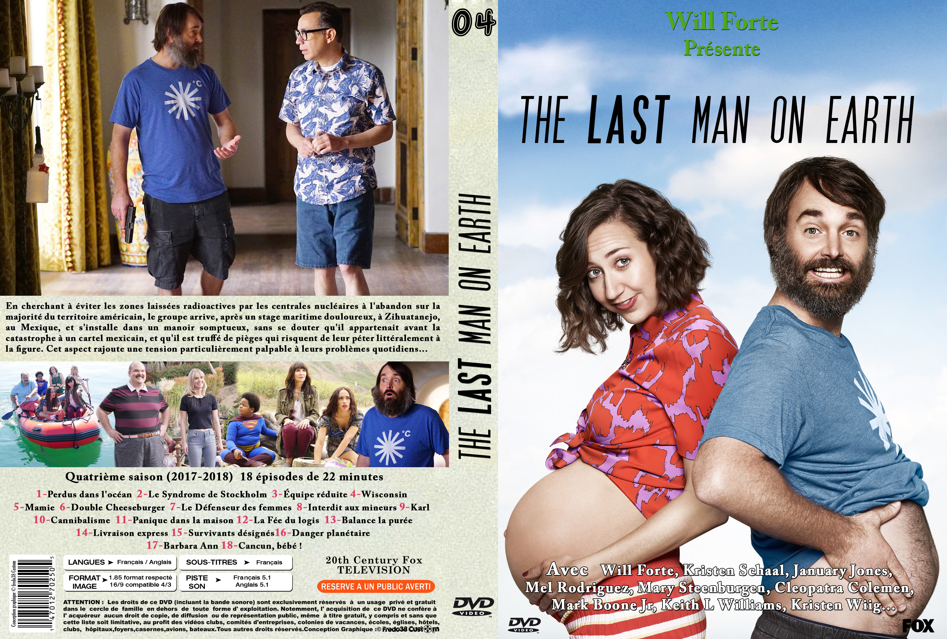 Jaquette DVD The last man on earth saison 04 custom 